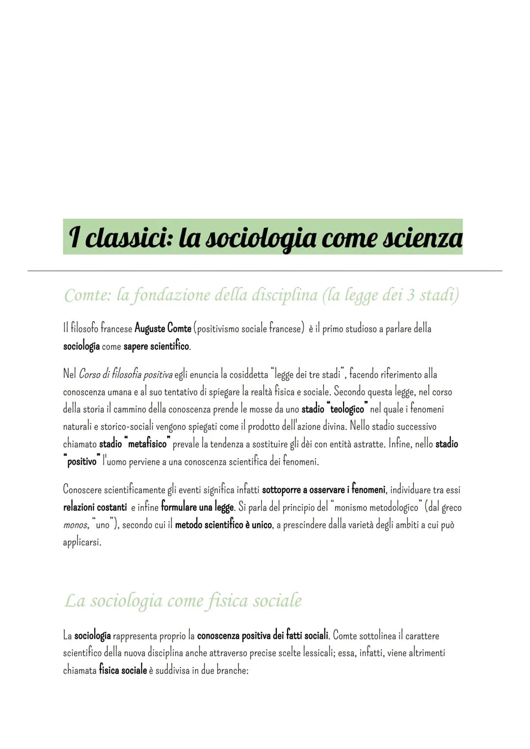 # Sociologia

## Che cos'è la sociologia?

### La definizione di sociologia

L'etimologia della parola può aiutarci a dare una definizione d