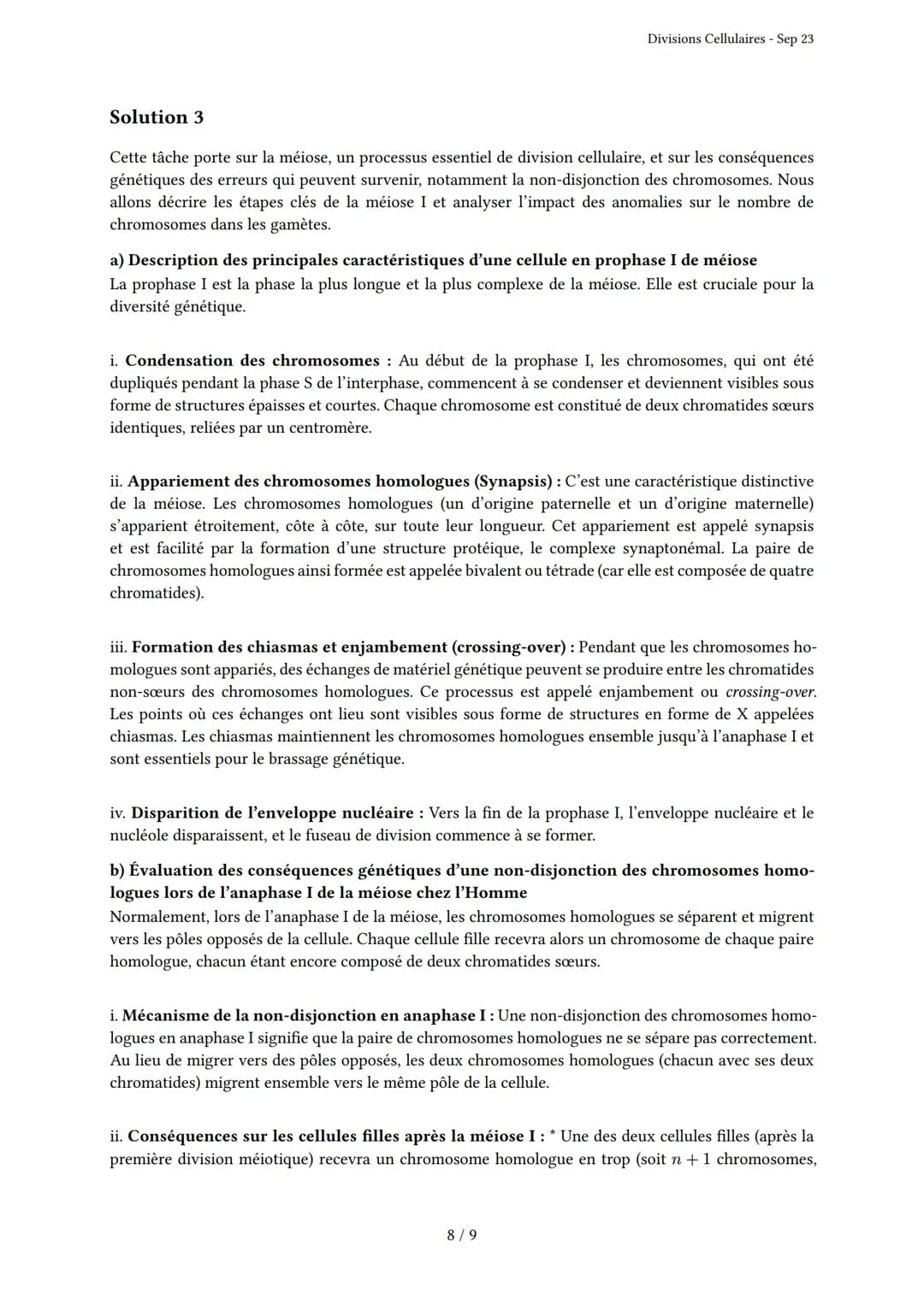 Divisions Cellulaires

Généré par Knowunity.fr - Sep 23

Description: Cet examen couvre les mécanismes de mitose et méiose.

Bonne chance!

