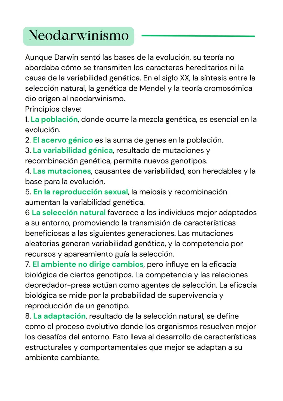 TEMA 1
EVOLUCIÓN # TEURIAS EVOLUTINAS
## Lamark: herencia de caracteres
adquiridos
* Las especies mutan por factores medioambientales
*