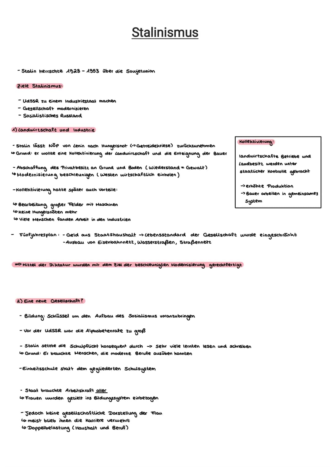 # Marxismus
Marxismus:
- Gesellschaftslehre (Karl Marx und Friedrich Engels)
- die Arbeiterklasse (Proletariat) mussten unter schlechten Ar