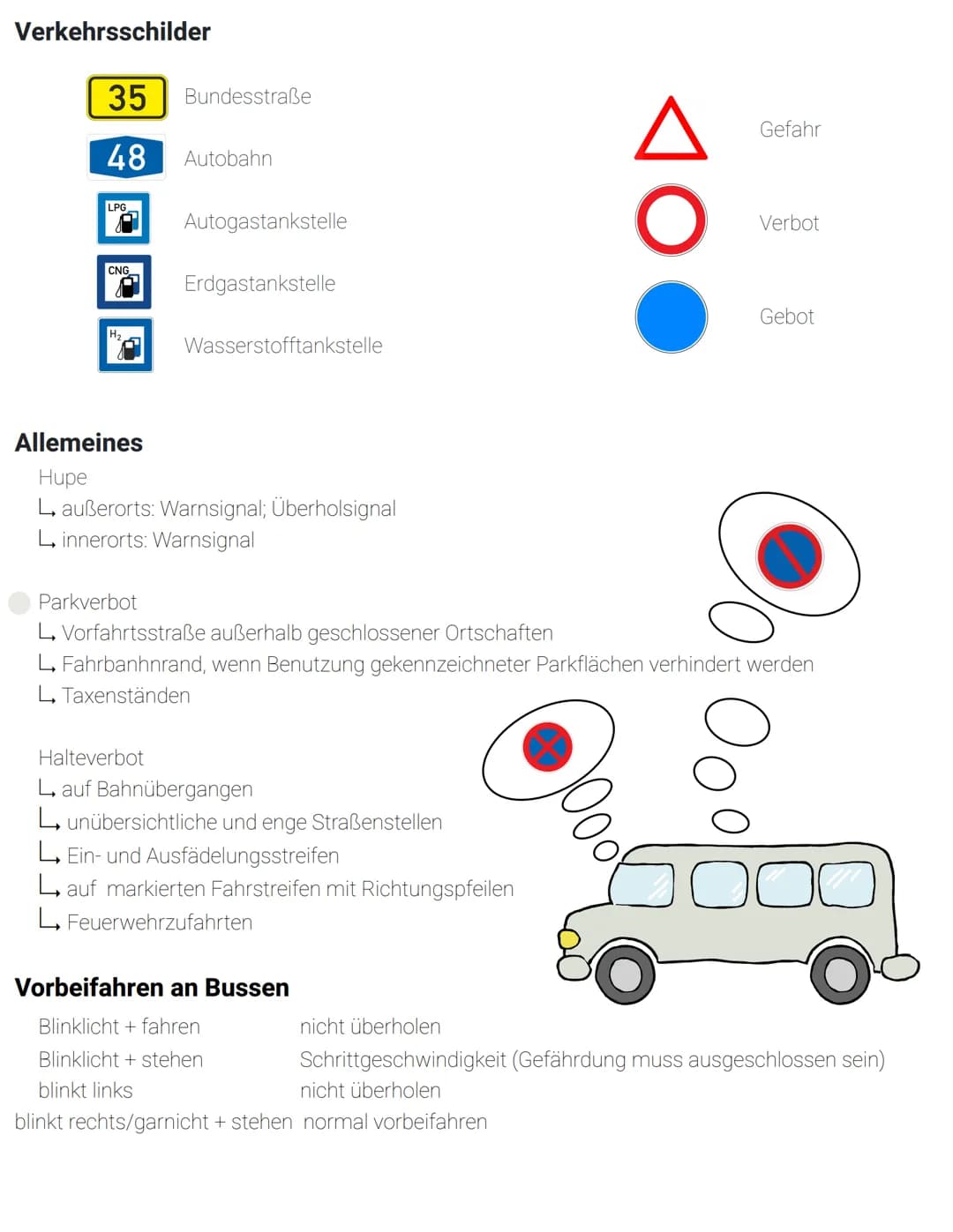 # FIT FÜR DIE THEORIEPRÜFUNG?
Faustformeln
Reaktionsweg
$\\frac{Geschwindigkeit \\times 3}{10}$
Zahlenfragen
Abstände beim parken/halte