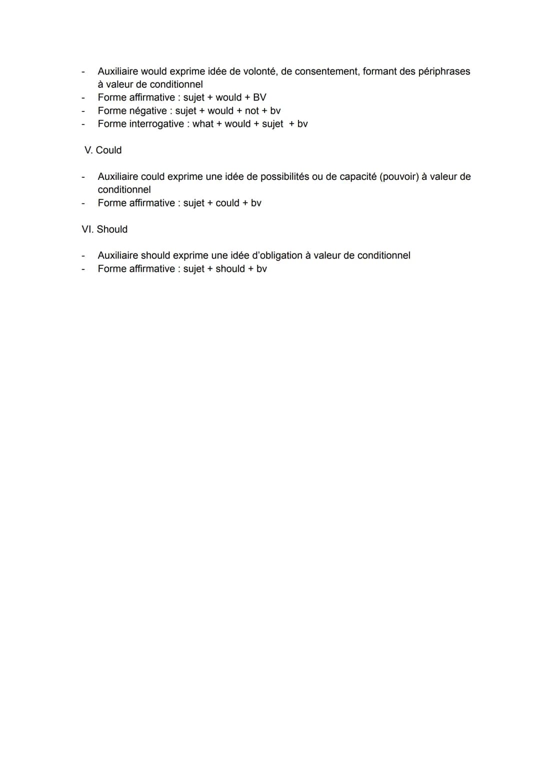 # Fiche de révision anglais
1. Prétérit
a. Les temps du passé en anglais
- 4 temps (verbes conjugués au prétérit)
- 2 courants: Prétérit