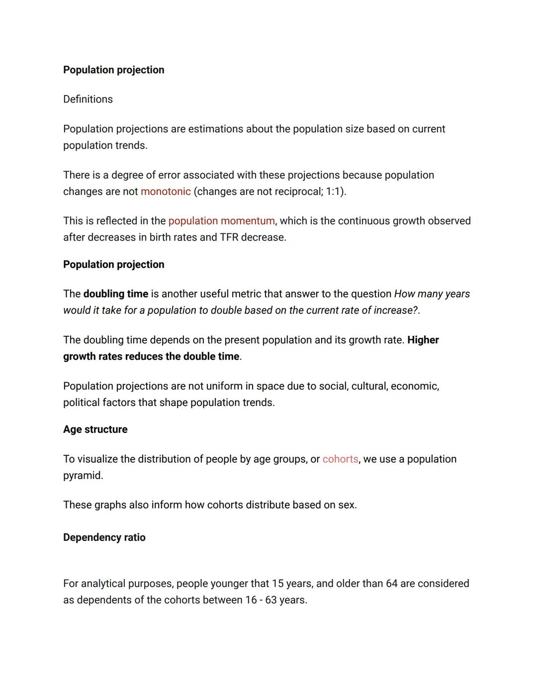# Population geography
Demography is the discipline that studies population based on sets of characteristics
and dynamics such as:
* How