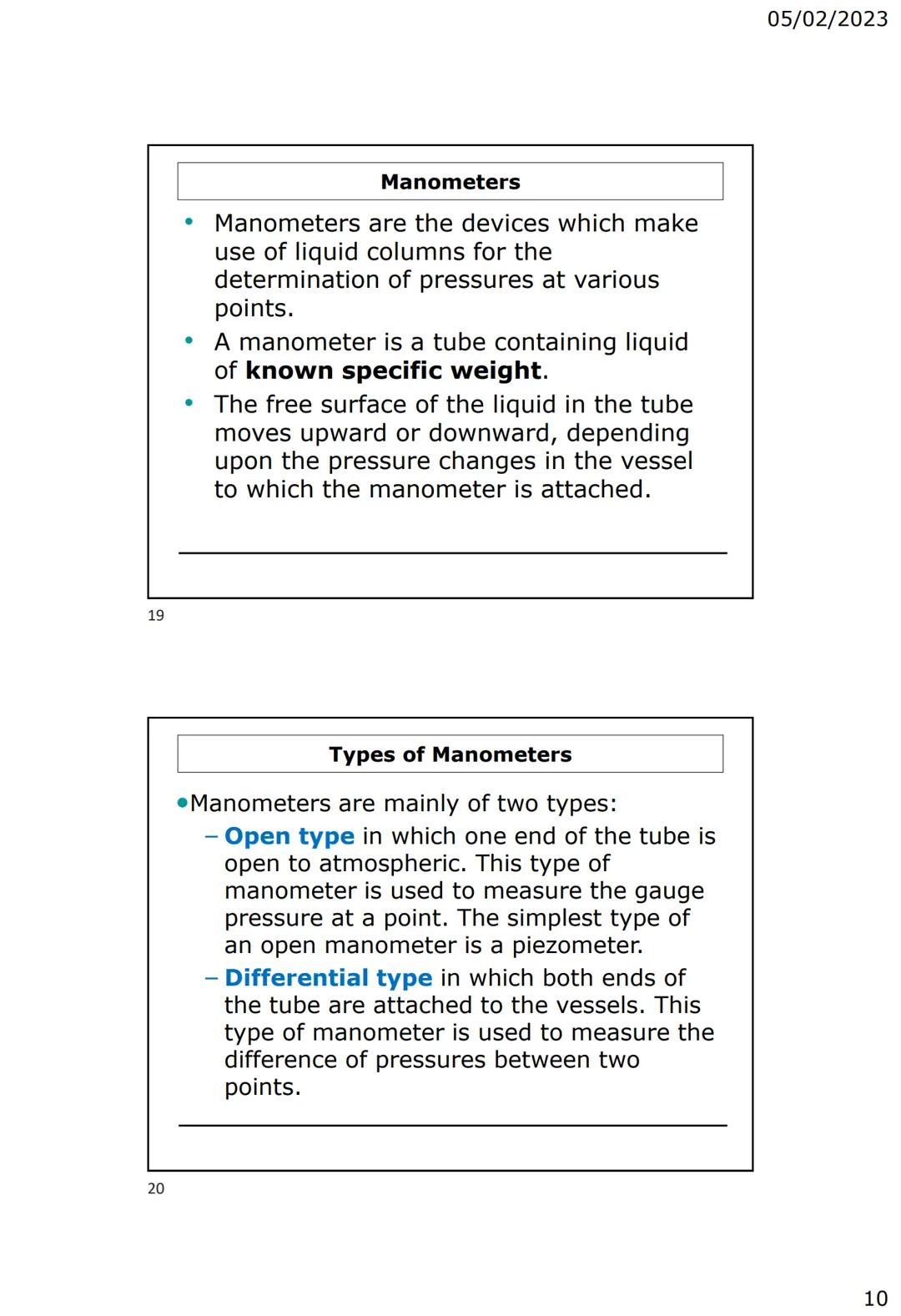 1
2
FLUID STATICS
Lecture 3
PRESSURE AND ITS MEASUREMENT
Engr. Dr. Eric Awere
Department of Civil Engineering
Cape Coast Technical Unive