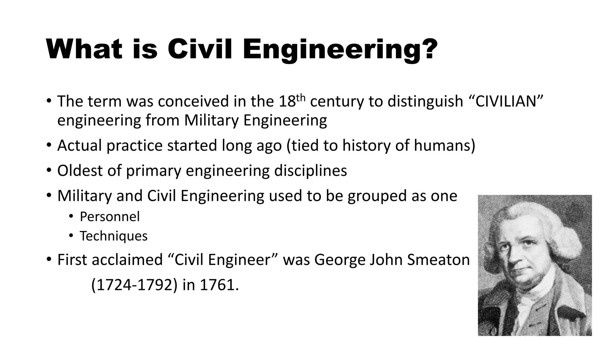 # Introduction to
# Civil Engineering
# (ВСЕ 111)
Lecture 1
Ing. Dr. G. J. Amissah
Dept. of Civil Engineering
CCTU # What is Civil Enginee