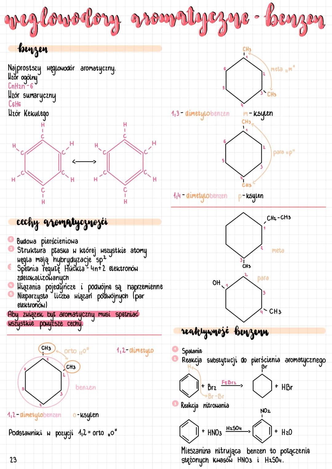 # weglowodory aromatyczne - benzen
benzen
Najprostszy węglowodór aromatyczny.
Hzör ogólny
CnH2n-6
Wzór sumaryczny
C6H6
Wzór Kekulego