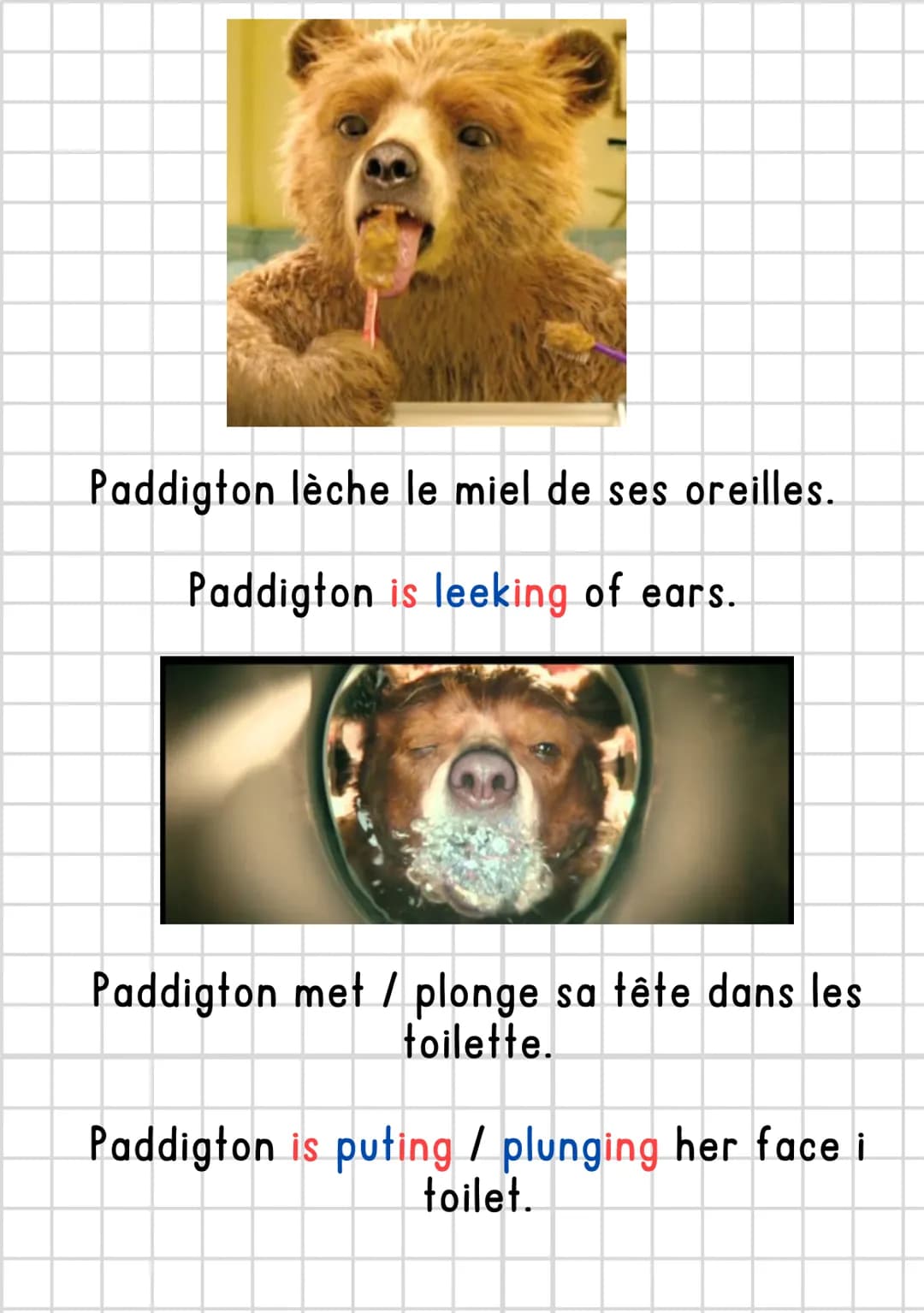 Anglais Conjugaison
présent be + ing
Be ting, utilisé pour exprimer une action qui
se déroule à l'instant même.
Nous conjuguons le verbe b