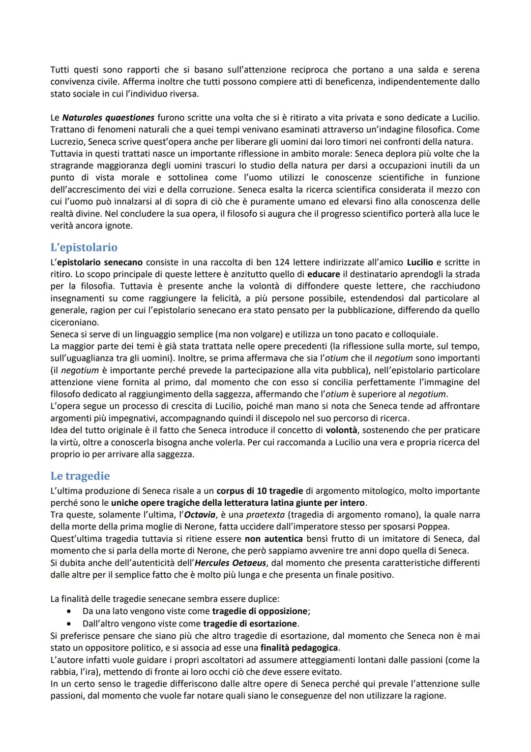 # Seneca
Lucio Anneo Seneca nacque a Cordova da una famiglia di ordine equestre di origine italica. Particolare
importante che definirà il
