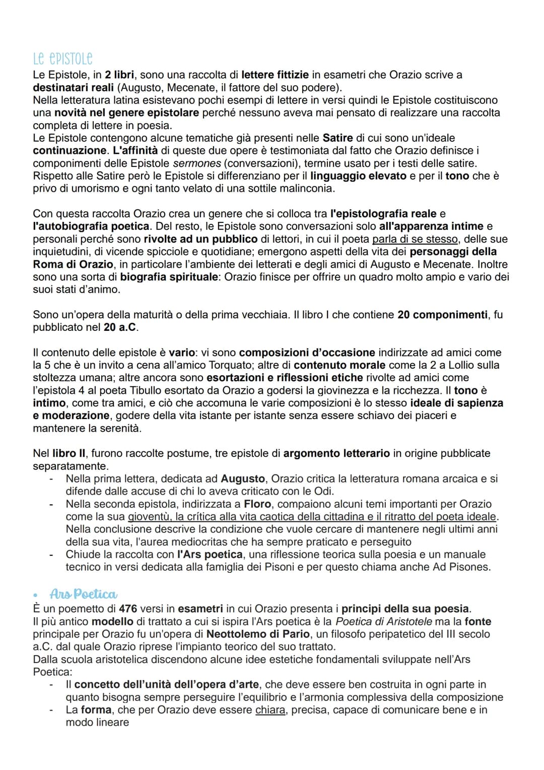 # Orazio
Quinto Orazio Flacco nacque l'8 dicembre del 65 a.C. a Venosa. Era un libertino patre natus
ossia figlio di un liberto: il padre e