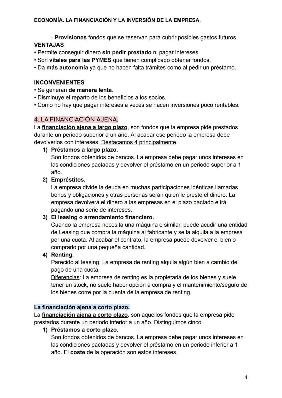 ECONOMÍA. LA FINANCIACIÓN Y LA INVERSIÓN DE LA EMPRESA.
1. LA FUNCIÓN FINANCIERA DE LA EMPRESA.
El departamento financiero de una empresa t