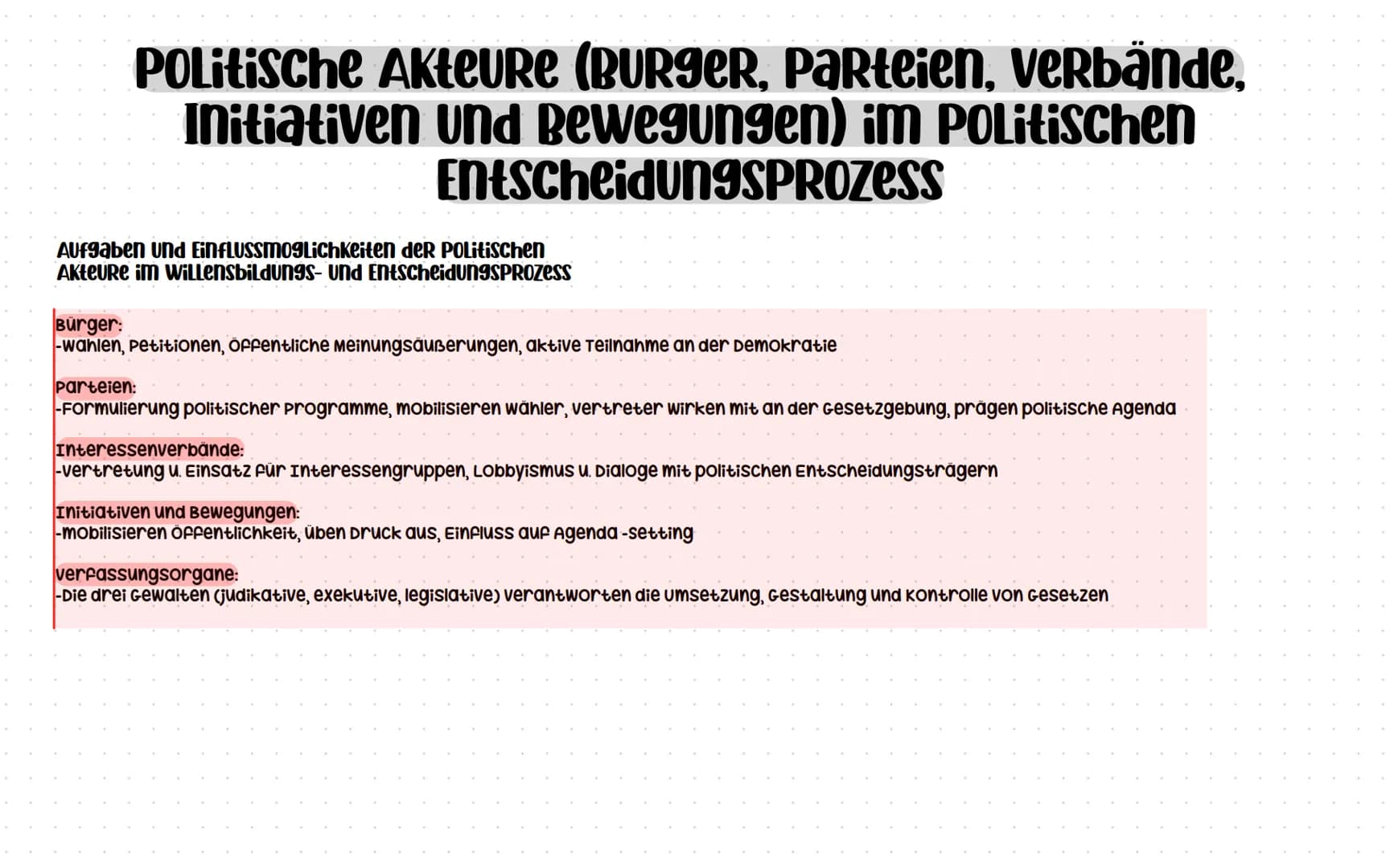 # Formen und Funktionen von Partizipation in
der Demokratie
Formen Politischer Partizipation
wahlen:
-volksvertreter werden in ein
Parlame