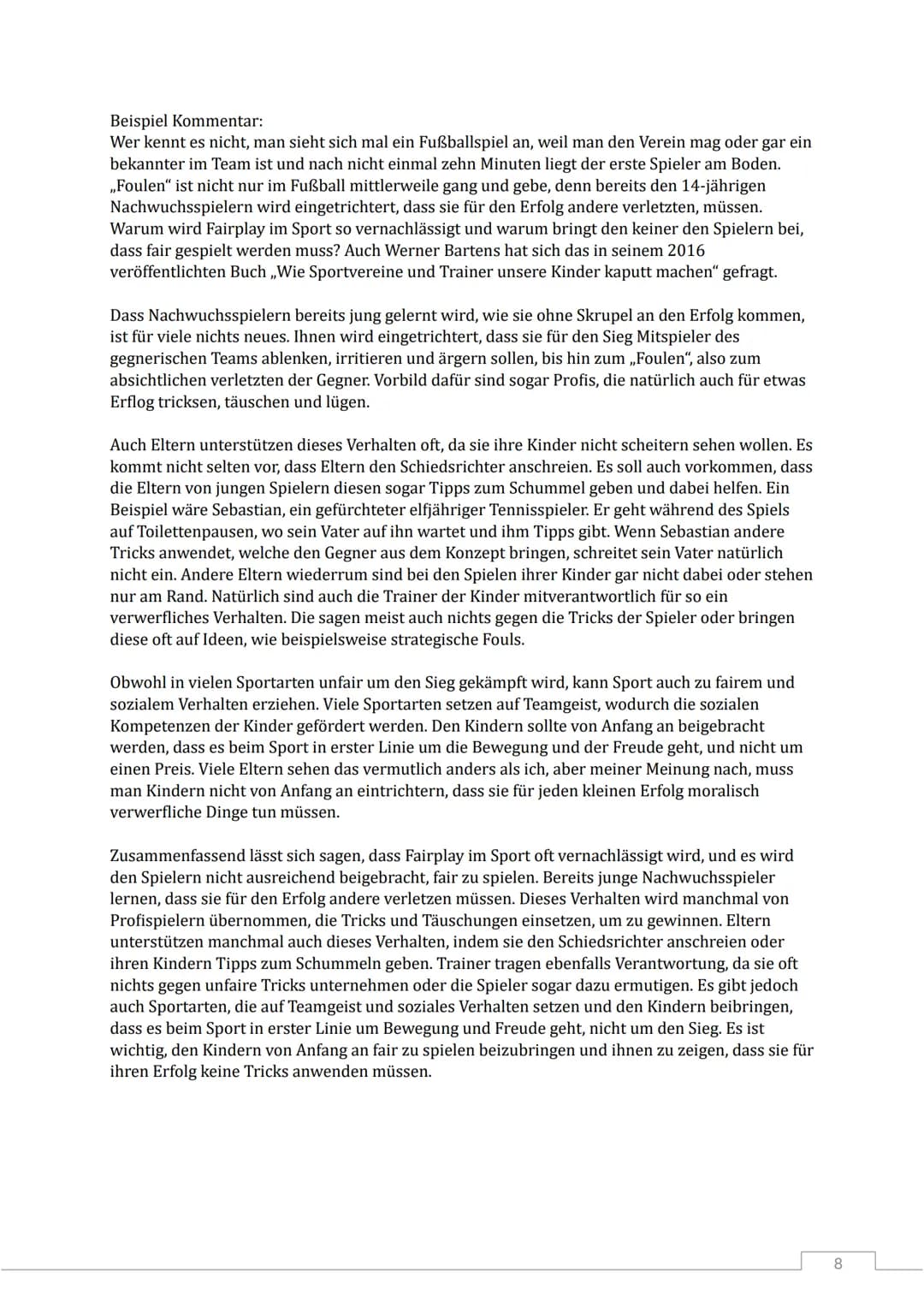 # Allgemeines
Unterschreitung der Textlänge ist immer problematisch, eine Überschreitung ist in jeder
Textsorte einzeln besprochen
Die 1.