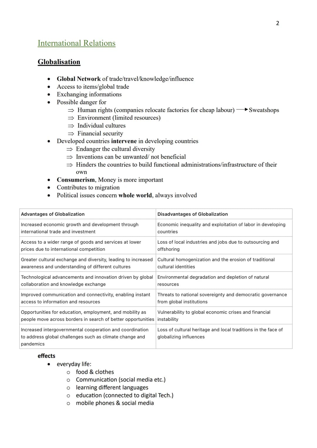 Global chances and challenges
Social sustainability
* Ethnically/racially biased language
→ Create division/separation/tension
→