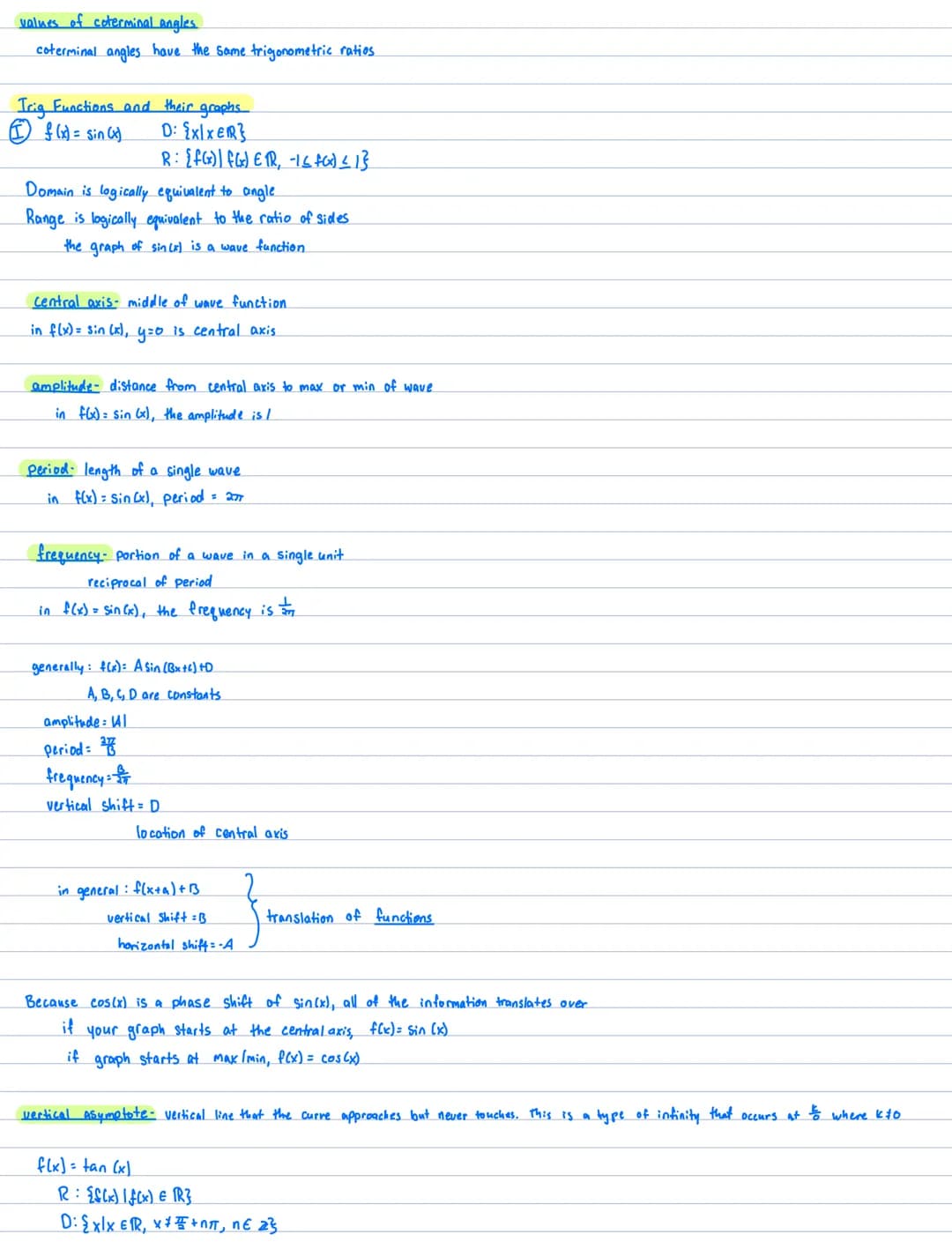 trigonometry relationship of the ratio of sides of a right triangle
hypotenuse
opposite
leg
adjacent
leg
-theta
sine ratio
Sin (0) = $\fr