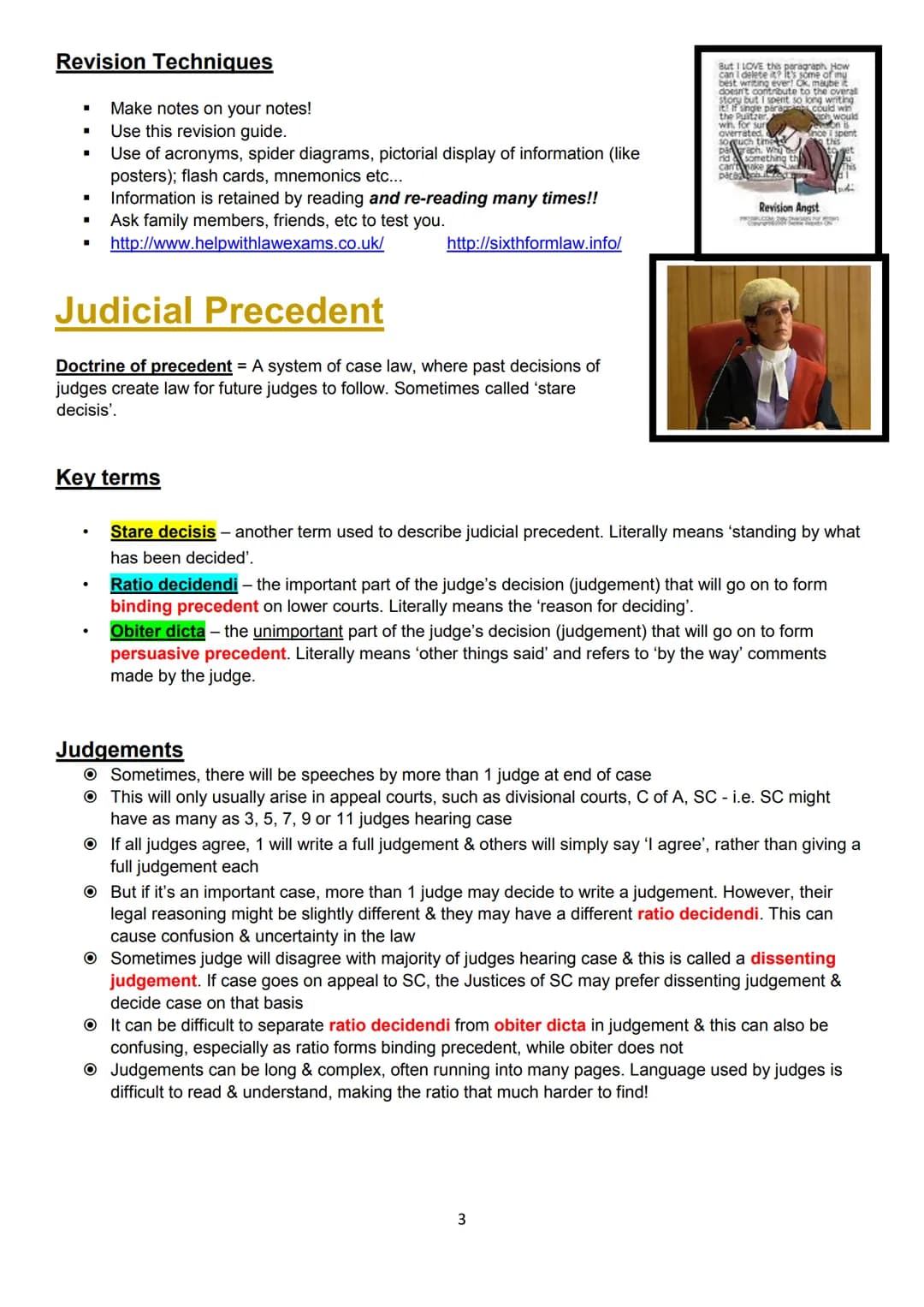 Contents
Judicial Precedent. ..............................................................................................................