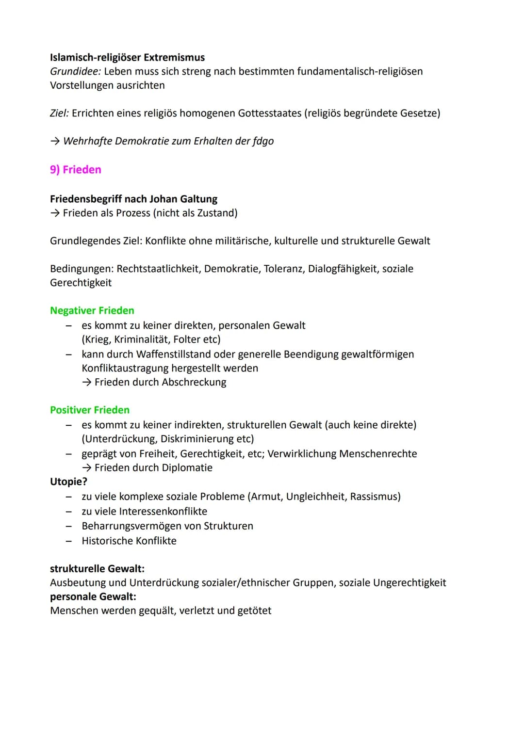 # Politik Abitur GK
1) Demografischer Wandel
Definition
Bezeichnung für die Bevölkerungsentwicklung und ihre Veränderungen
Ursachen
- Fer