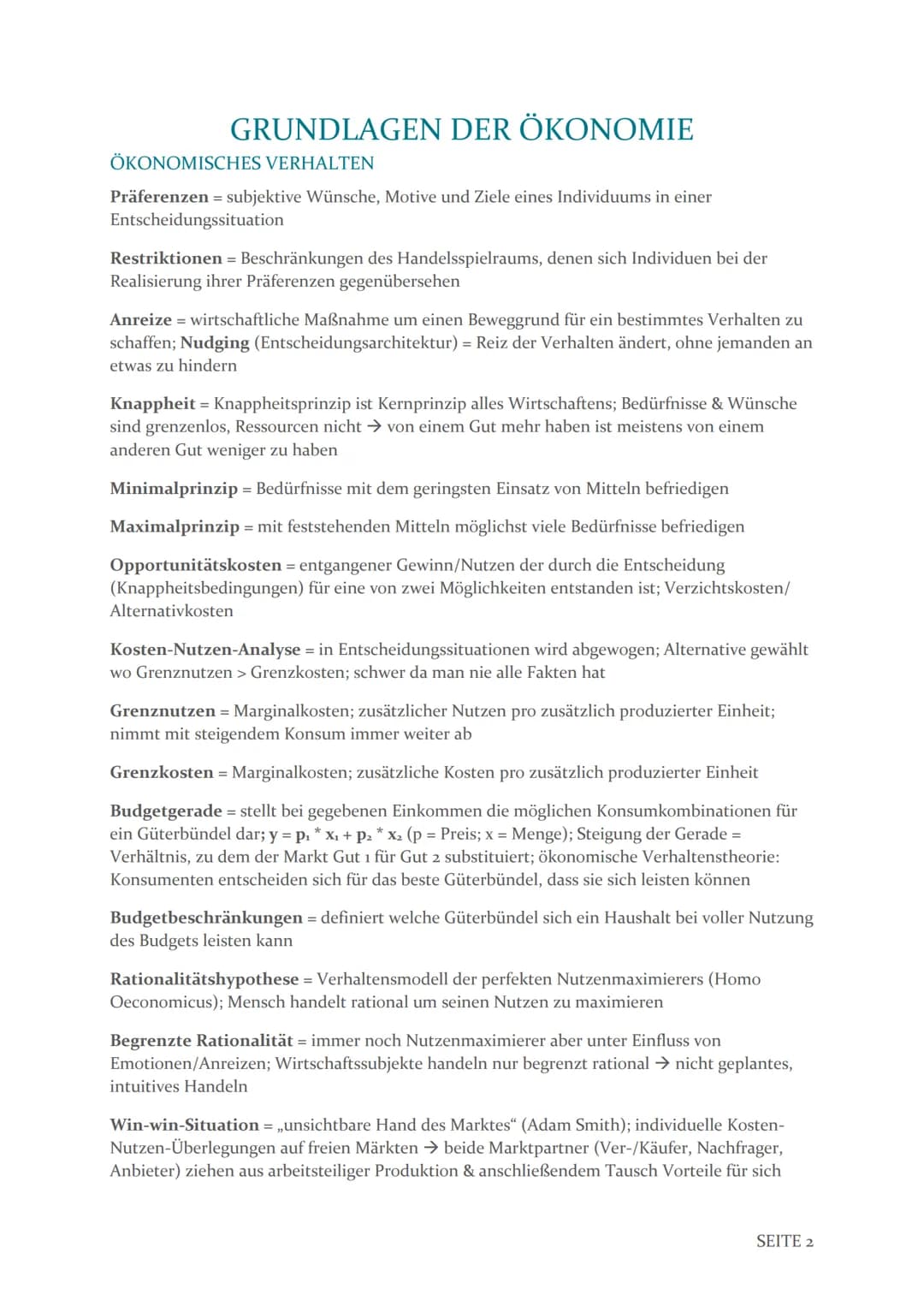 # Wirtschaft
## Abitur
### 2024
THEMENSAMMLUNG # Kriterien
- Effektivität / Effizienz (Kosten-Nutzen-Analyse)
- Gerechtigkeit (Chanceng.,