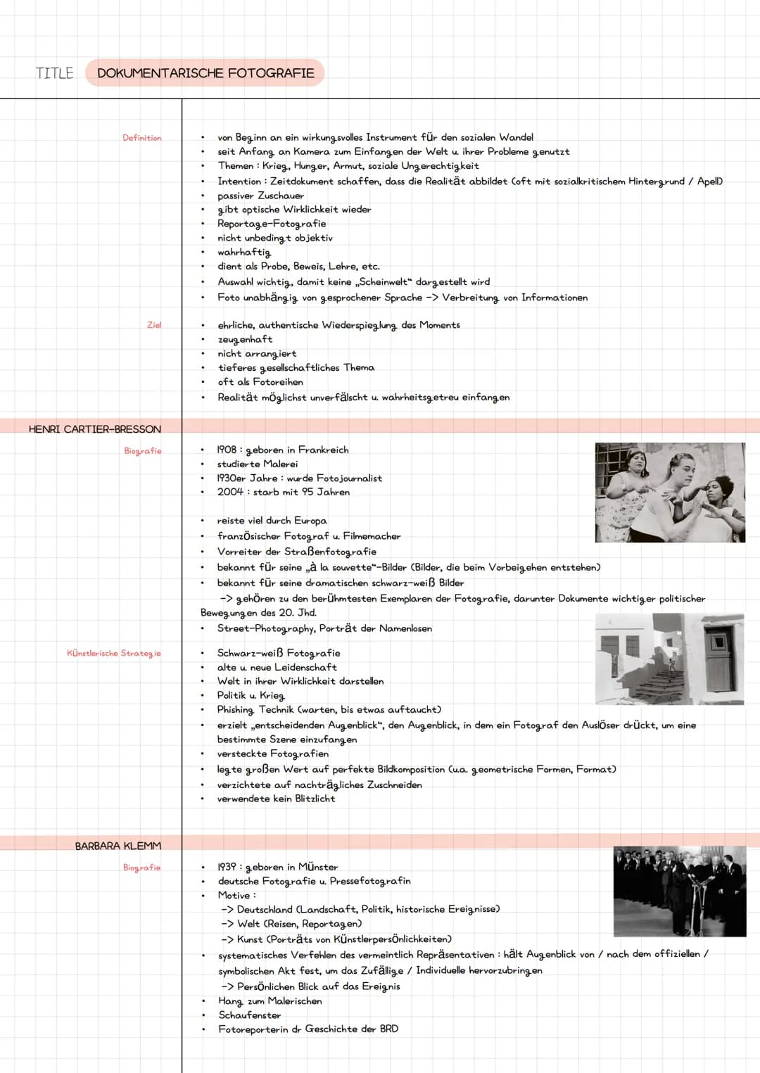 # TITLE ANALYSE - FOTOGRAFIE
Einleitungssatz
* Titel des Fotos
* Fotograf
* Entstehungsdatum
* Größe
* Fotoart: dokumentarisch, i