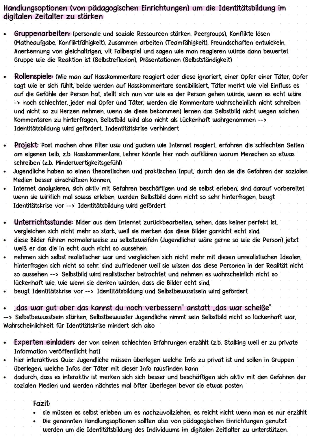 ERIKSON
Gelingende und gefährdete Entwicklungs- und Lernprozesse
* Entwicklungstheorien Piagets, Kohlbergs und Eriksons (Grundannahmen d