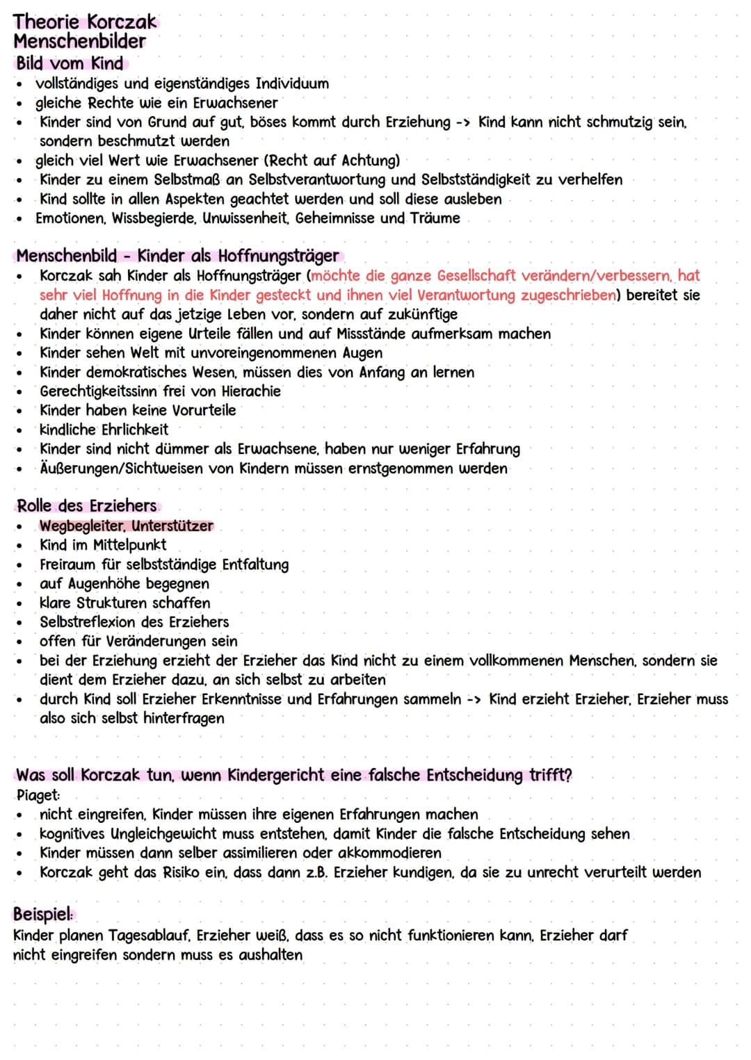 REGGIO/
KORCZAK
Bild vom Kind /Erzieher/Erwachsenen
Methoden, Ziele
Reformpädagogische Konzepte: Menschenbilder, pädagogische Entwürfe,
Be