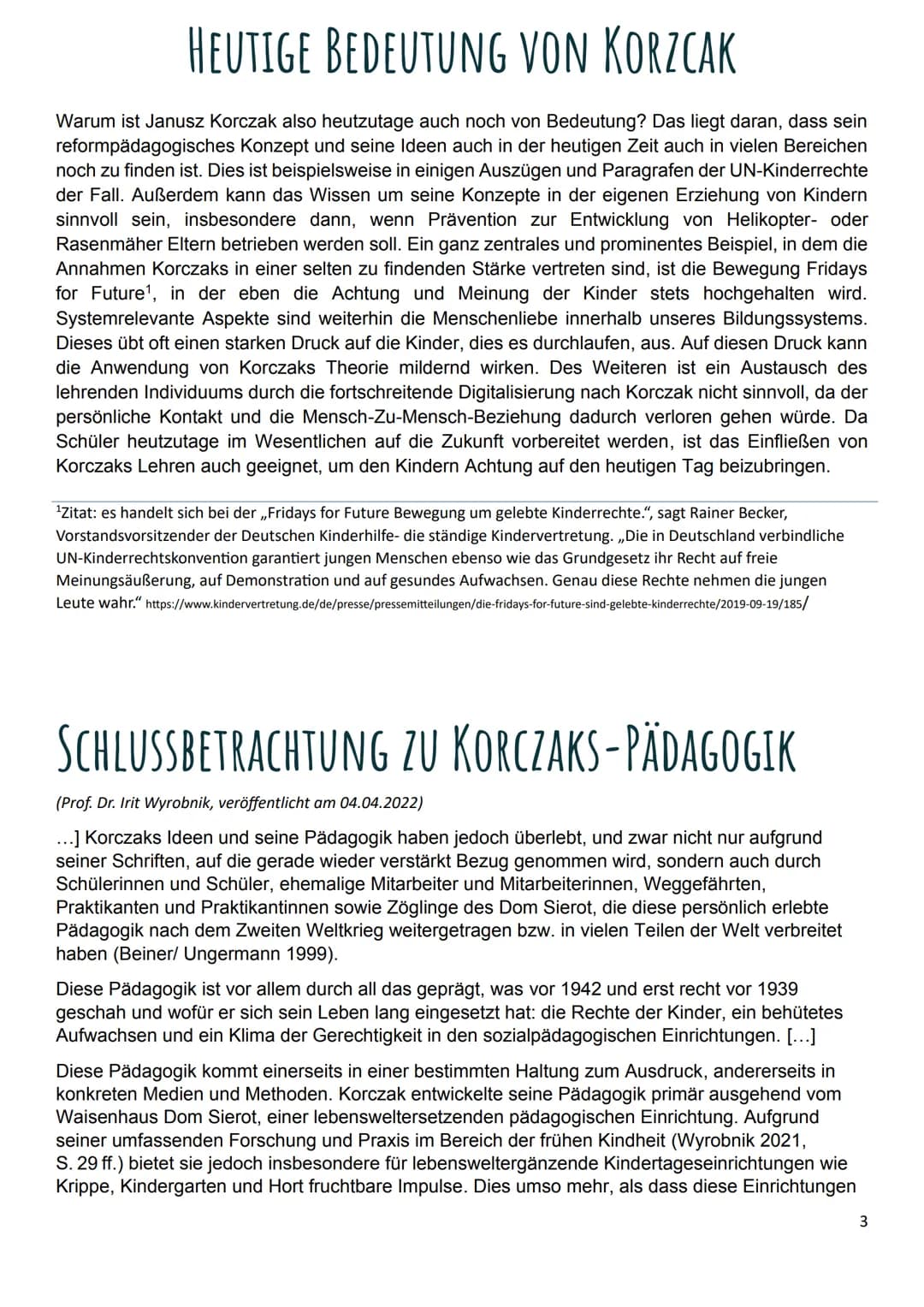 # Janusz Korczak (Reformpädagogisches Konzept)
Geboren 1878 als Henryk Goldszmit und 1942 im konzentrationslager mit seinen 200 Jüdischen W