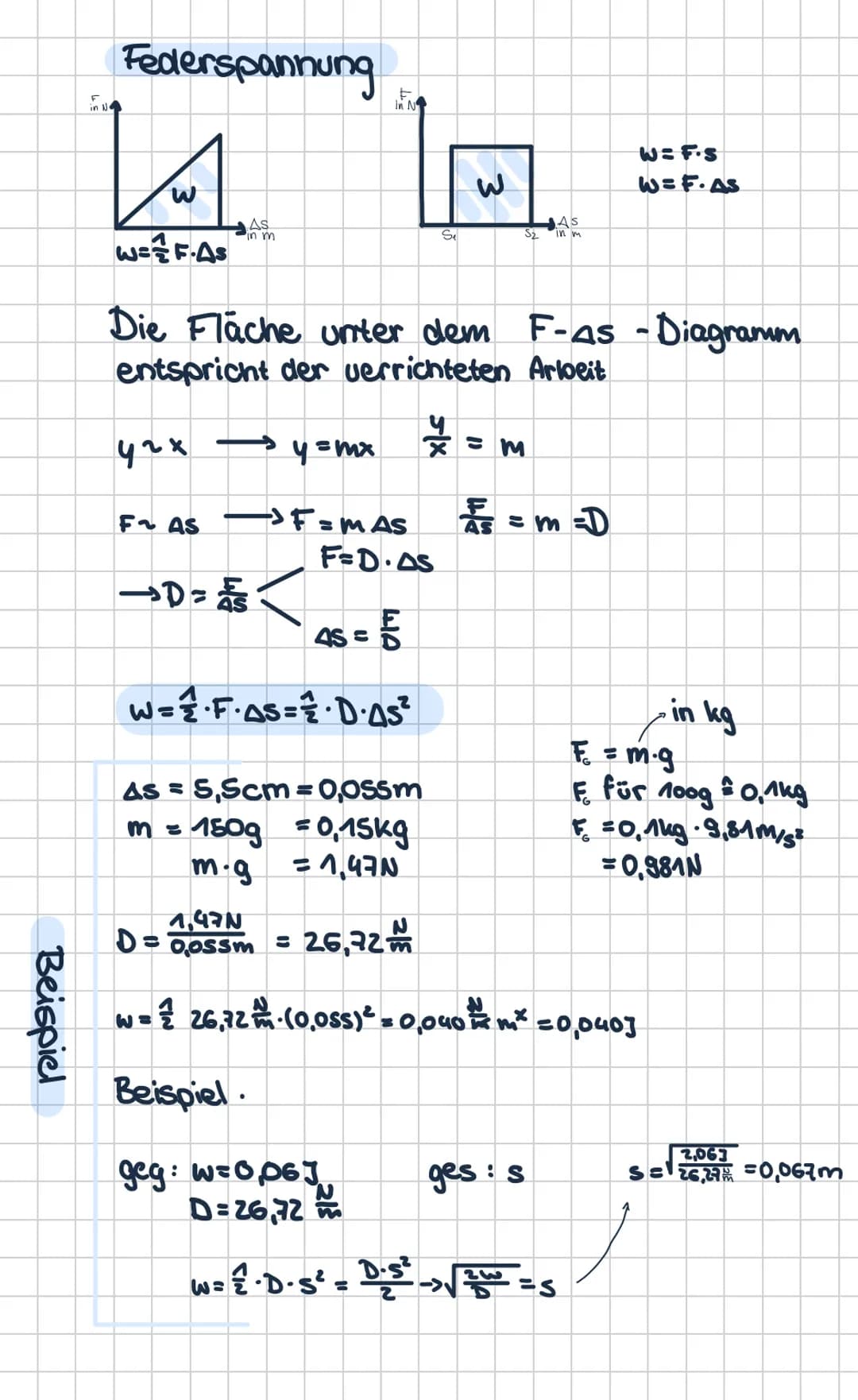 # Physik Übersicht
Energie, Arbeit, Leistung
Energie Zustandsgröße, sie beschreilot die Fähigkeit
eine Arbeit zu verrichten.
Mechanische