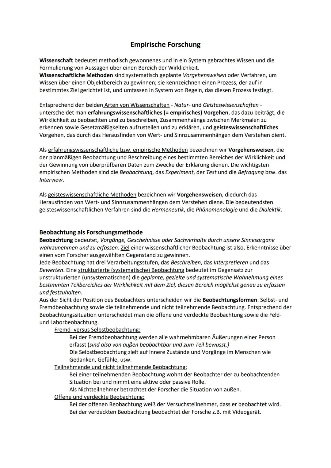 Themen:
PäPsy Abitur 2024
Zusammenfassung
Einführung zentralwissenschaftliches Denken
- zentrale Fragestellung der Psychologie - Gegenstand