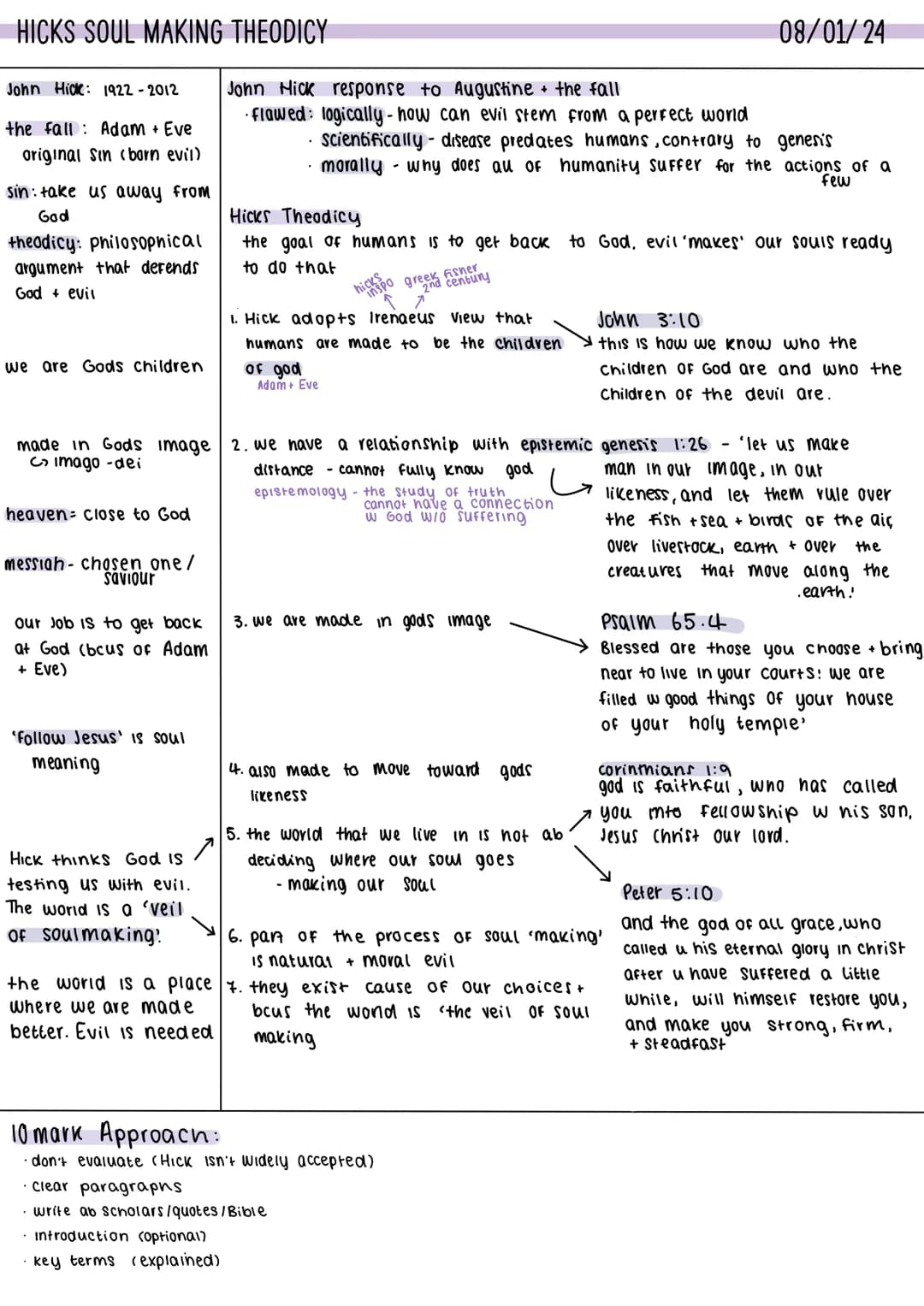 Evil & Suffering AQA A-level Religious Studies 7062. A-level exams June 2018 onwards, Version 1.2 5 June 2019
# 3 Subject content
## 3.1 C