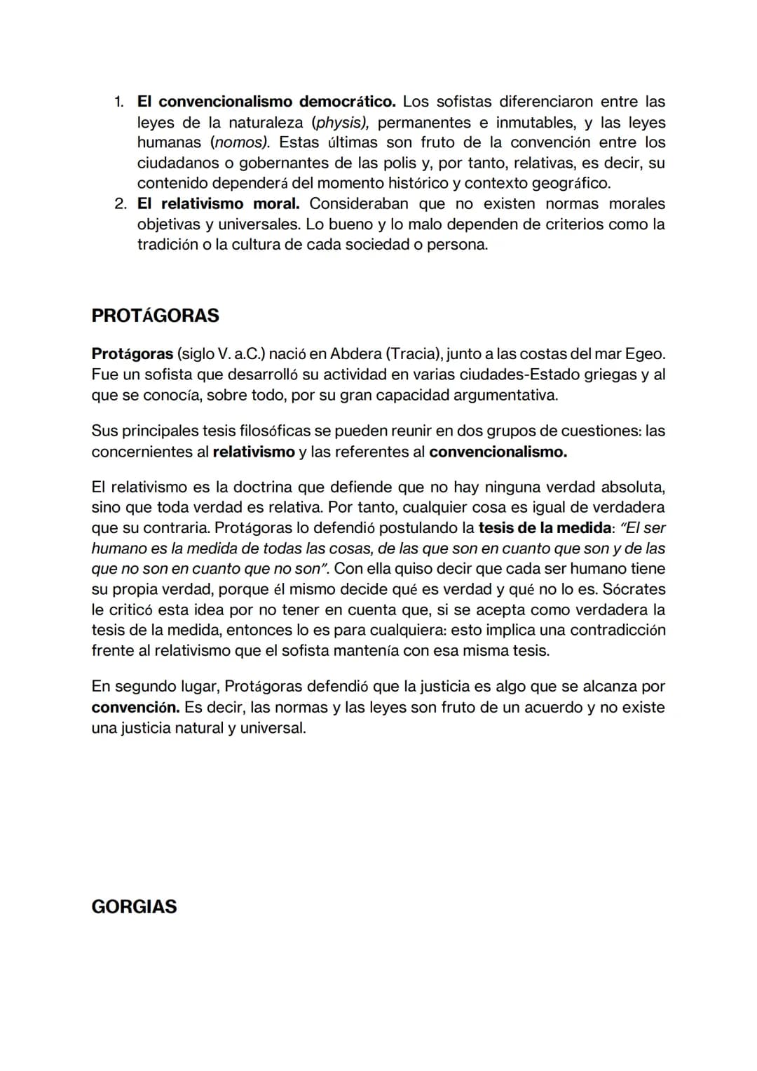 # FILOSOFÍA EN LA POLIS
SOFISTAS Y SÓCRATES # 1.LOS SOFISTAS
La palabra sofista procede del griego sophistés y está emparentada con los
vo
