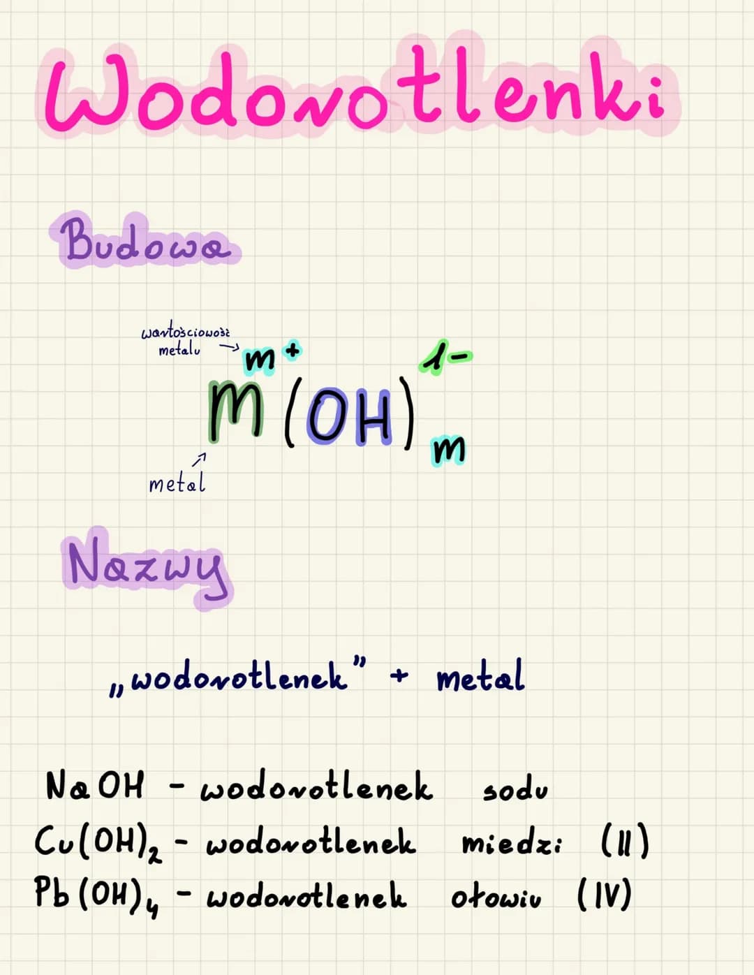# tlenki
Budowa
pierwiastek
Wartościowość
pierwiastka
↓
chemicony $E_2 O_n$ ←tlen
Nazwy
"tlenek" + pierwiastek + wartościowość
$K_2