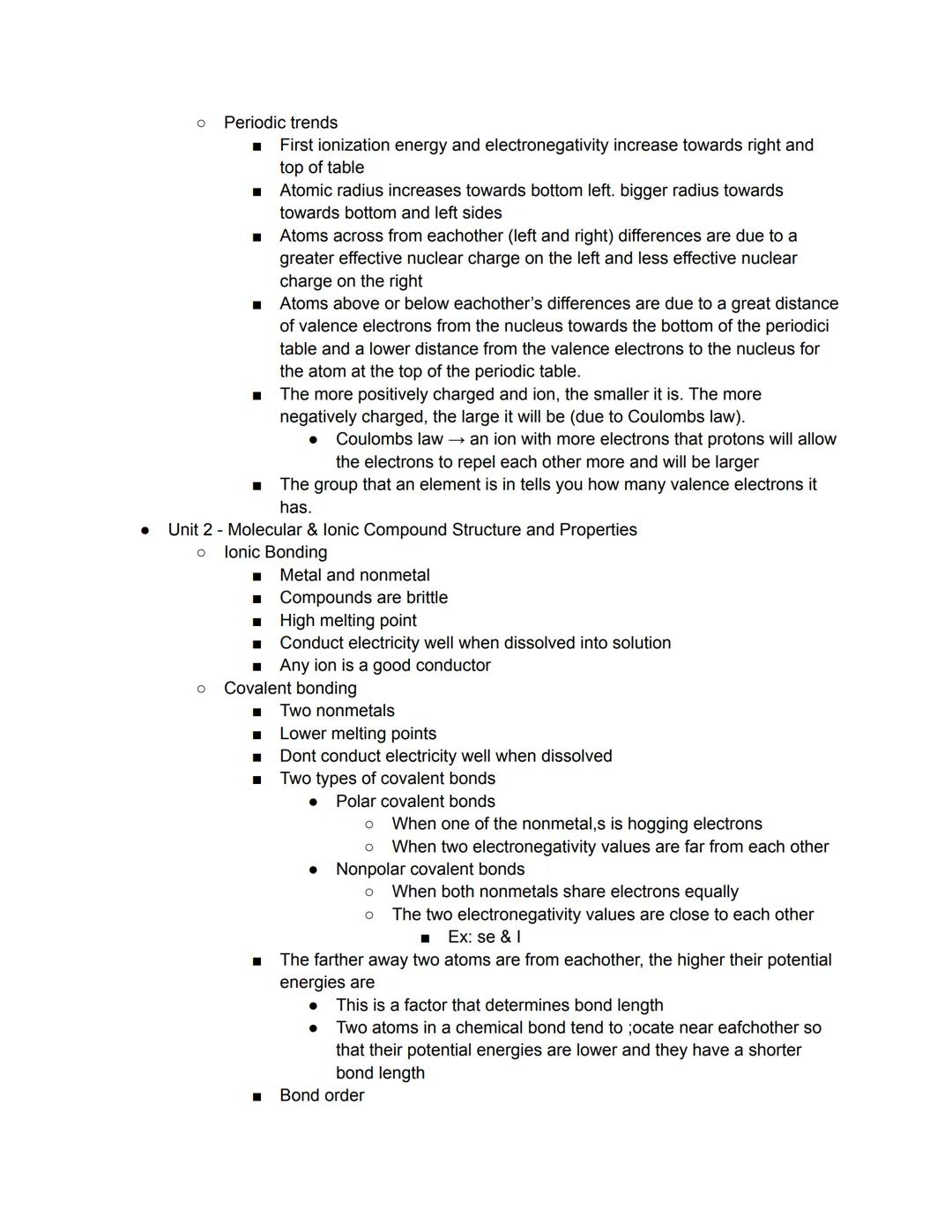 Unit 1 Atomic Structure & Properties
* Topic 1 - moles and molar mass
* 6.022 x 10^23 particles per mole
* Mass spectrometer.