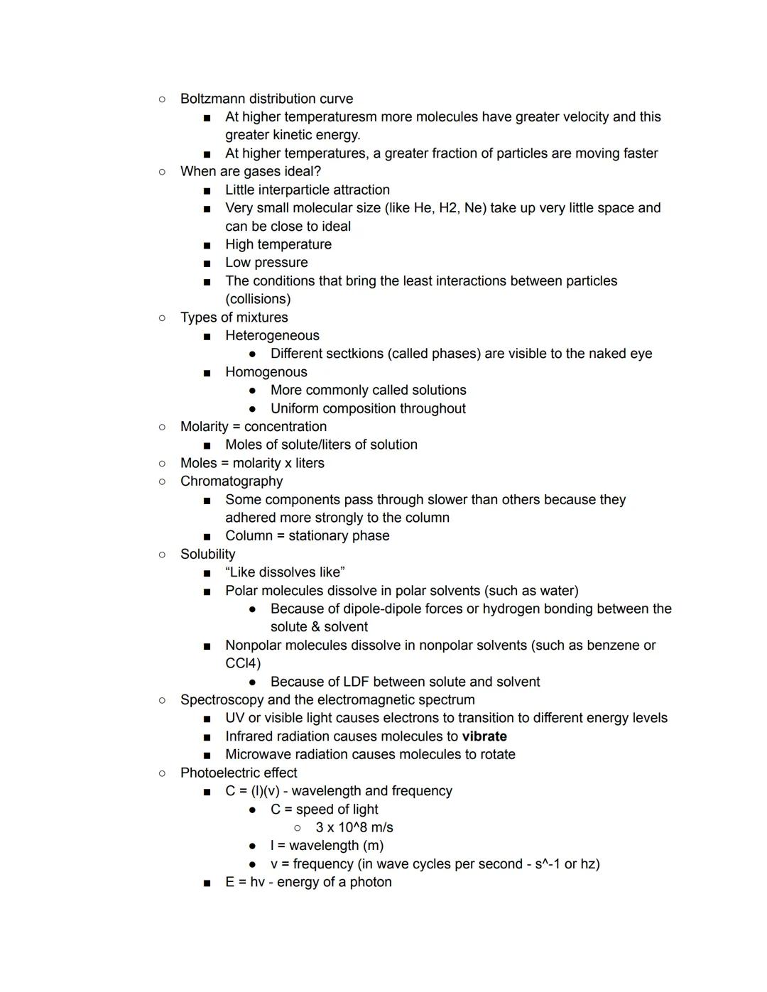 Unit 1 Atomic Structure & Properties
* Topic 1 - moles and molar mass
* 6.022 x 10^23 particles per mole
* Mass spectrometer.