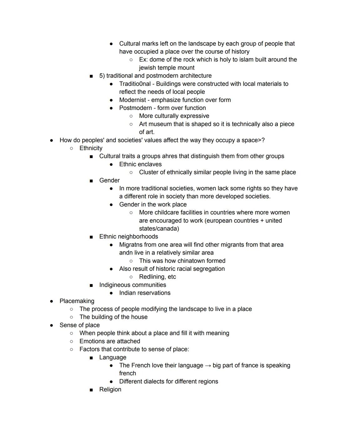 Unit 3
What is culture
The shared practices, technologies, attitudes, and behaviors passed down by a
society.
■ Language, clothing behavi
