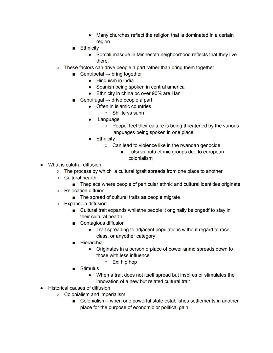 Unit 3
What is culture
The shared practices, technologies, attitudes, and behaviors passed down by a
society.
■ Language, clothing behavi