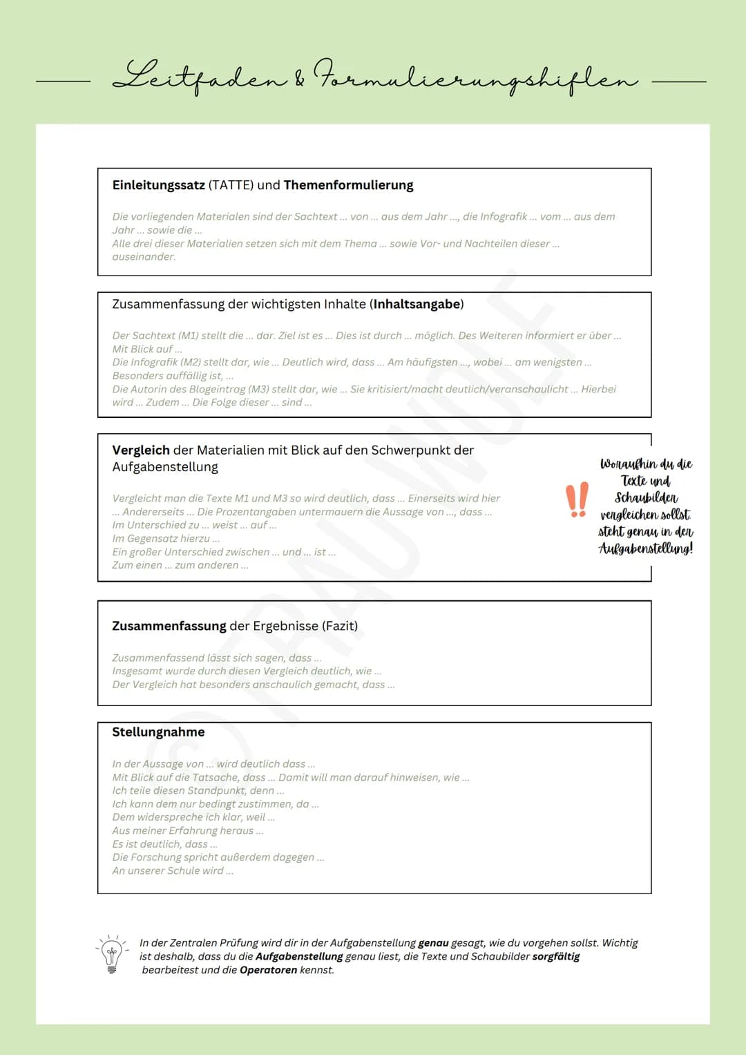 # Aufgabentyp 46
EINEN SACHTEXT VERSTEHEN
* Welche Informationen gibt es hier?
* Wie ist der Text aufgebaut?
* Welche Textsorte (z. B