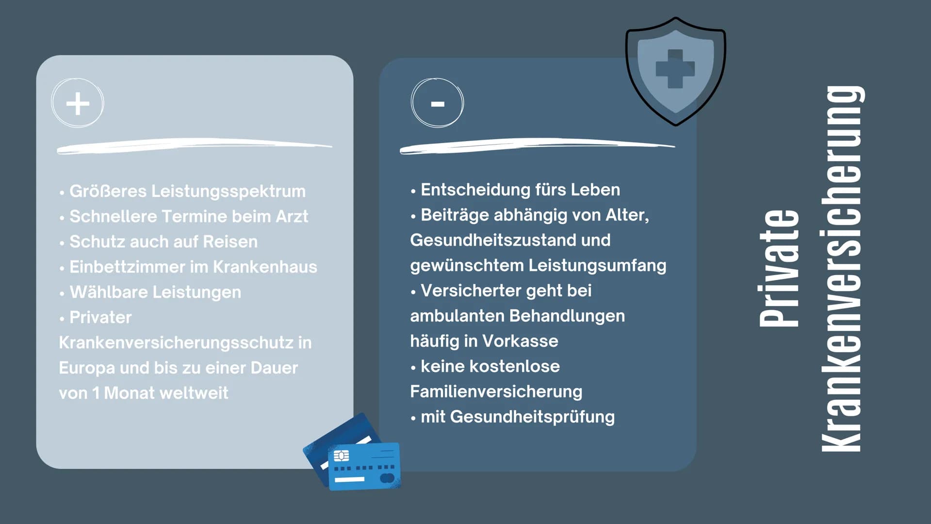 # KRANKENVER-
SICHERUNG
Von Batool, Natalie & Amna Inhalt
• Definition
• Funktion
• Arten der Krankenversicherung
• Beitragsbemessungsgren