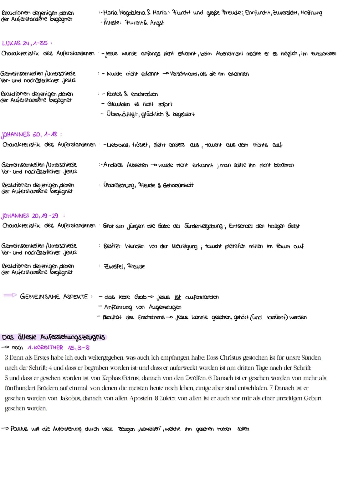 religion
abitur lernzettel # 1
Q1.1: Leben und Verkundigung Jesu-wozu ermutigt Jesus uns und was mutet er uns zu?
→ HISTORIZITAT UND AUTHE