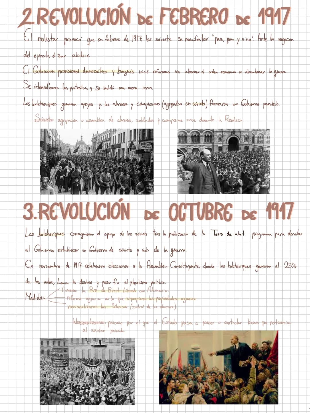 LA PRIMERA
GUERRA MUNDIAL
Y LA REVOLUCIÓN RUSA # CAUSAS
La Primera Guerra Mundial se produjo entre 1914 y 1918.
Anteriormente (1870 y 1914