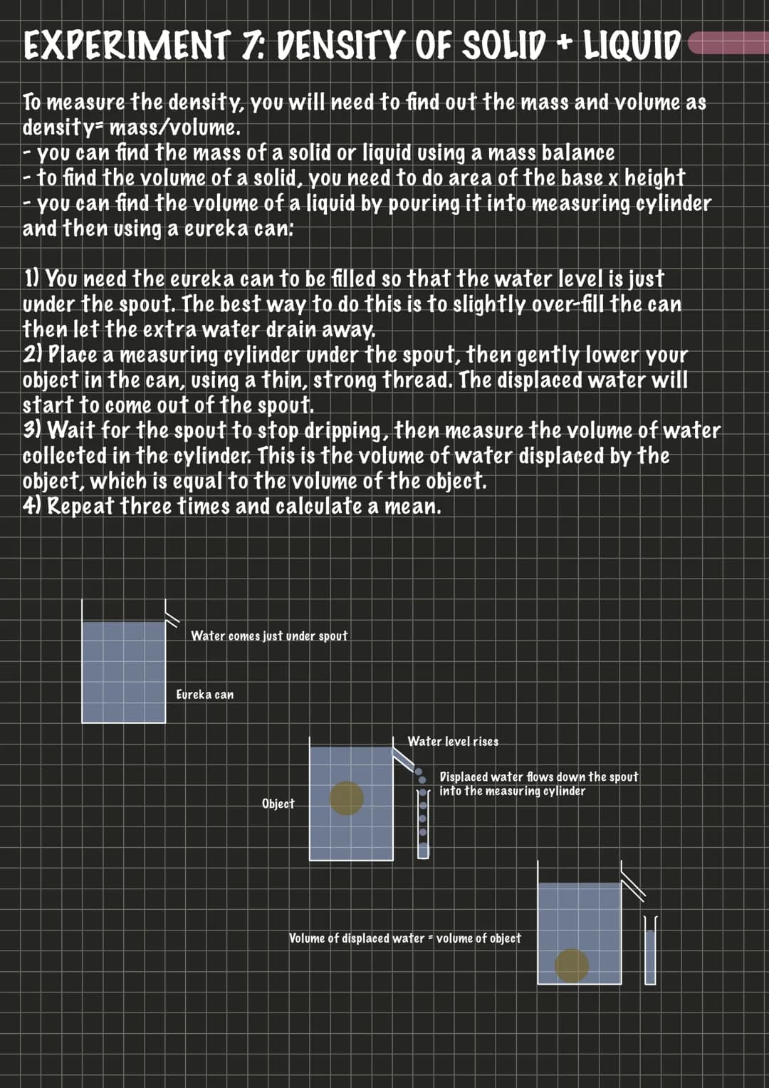 EXPERIMENT 1: RIPPLE TANK
Measuring frequency- uses a cork and
stopwatch.
- float the cork in the ripple tank.
- When the cork is at the to