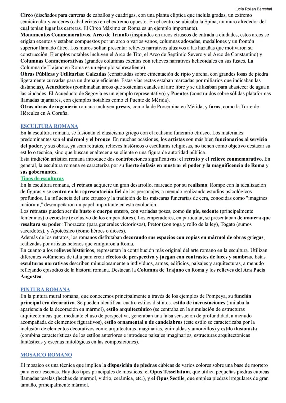 Lucía Rollán Bercebal
HISTORIA DEL
ARTE Lucía Rollán Bercebal
ARQUITECTURA
GRECIA
La arquitectura arquitrabada se caracteriza por su omisi