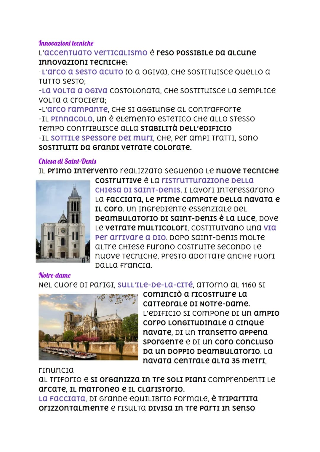 # Arte gotica
con "arte GOTICA" SI INDICANO QUELLE espressioni ARTISTICHE
CHE SI MANIFESTANO INTORNO ALLA METÀ DEL XII SECOLO E
Proseguono