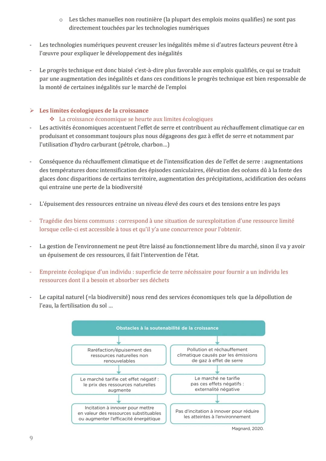 # FICHE DE REVISION : QUELS SONT LES
# SOURCES ET LES DEFIS DE LA CROISSANCE
# ECONOMIQUE ?
1. NOTIONS IMPORTANTE
- Croissance économique