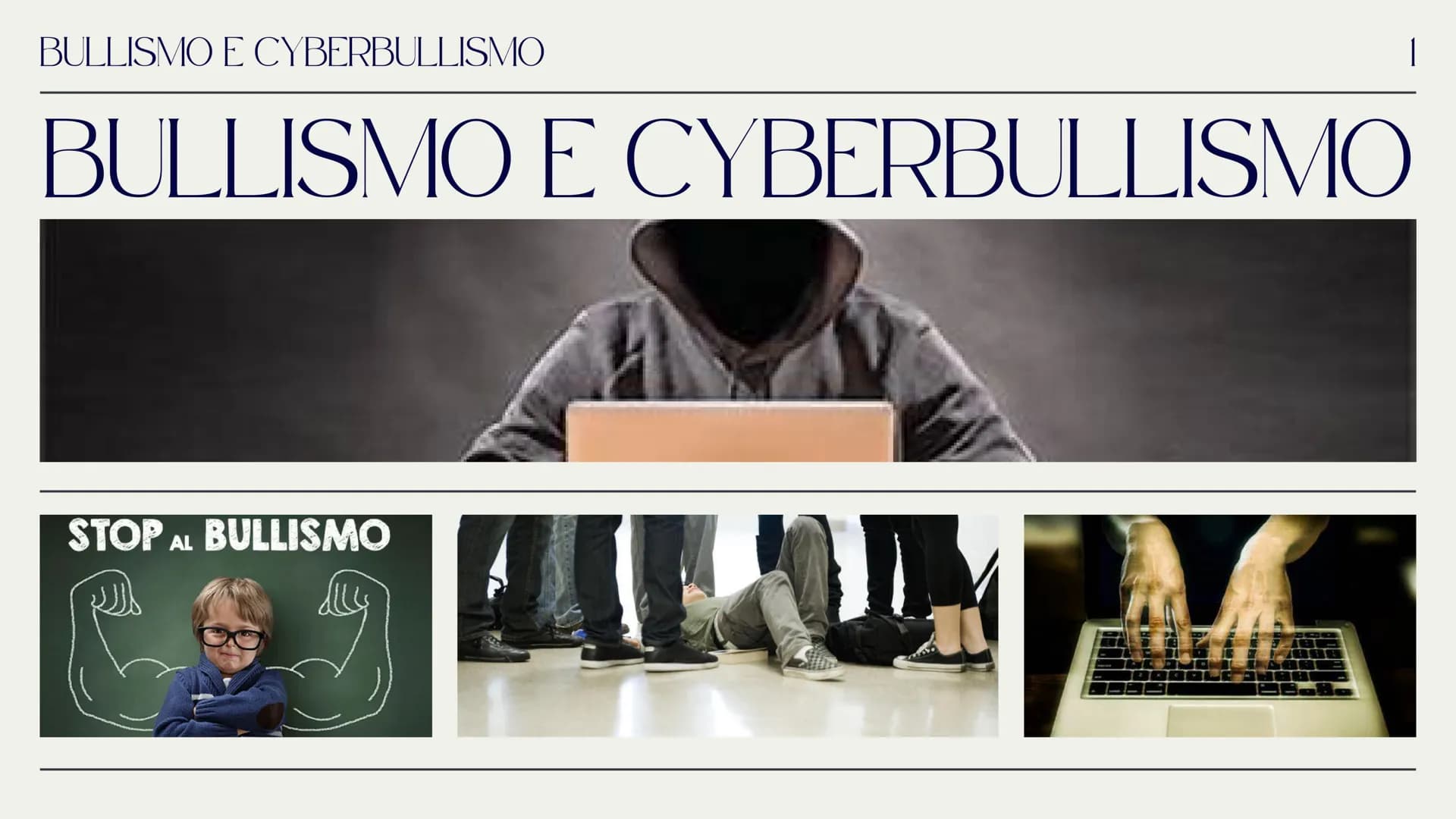 # BULLISMO E CYBERBULLISMO
# BULLISMO E CYBERBULLISMO
STOP AL BULLISMO BULLISMO
BULLISMO
CHE COS'È IL BULLISMO?
Il bullismo è una forma