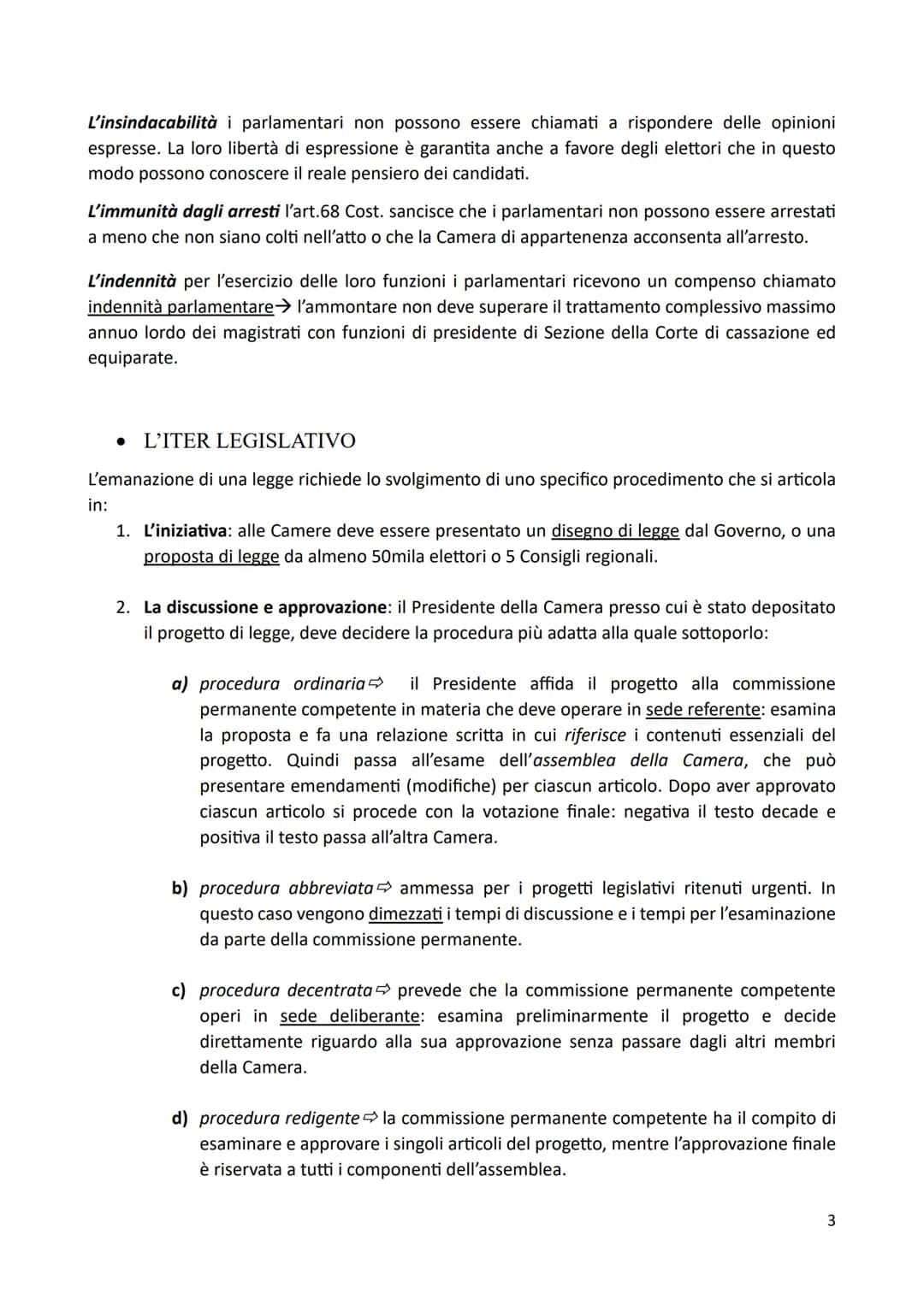 # IL PARLAMENTO: la funzione legislativa
• LA COMPOSIZIONE DEL PARLAMENTO
II Parlamento è l'organo costituzionale titolare del potere legi