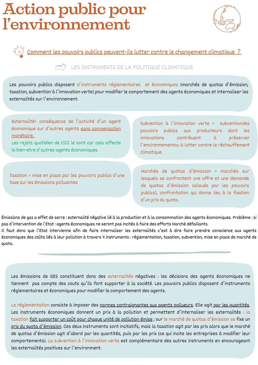 # Action public pour
l'environnement
Introduction/Amorce
D'après le GIEC (= groupe d'experts intergouvernemental sur l'évolution du climat