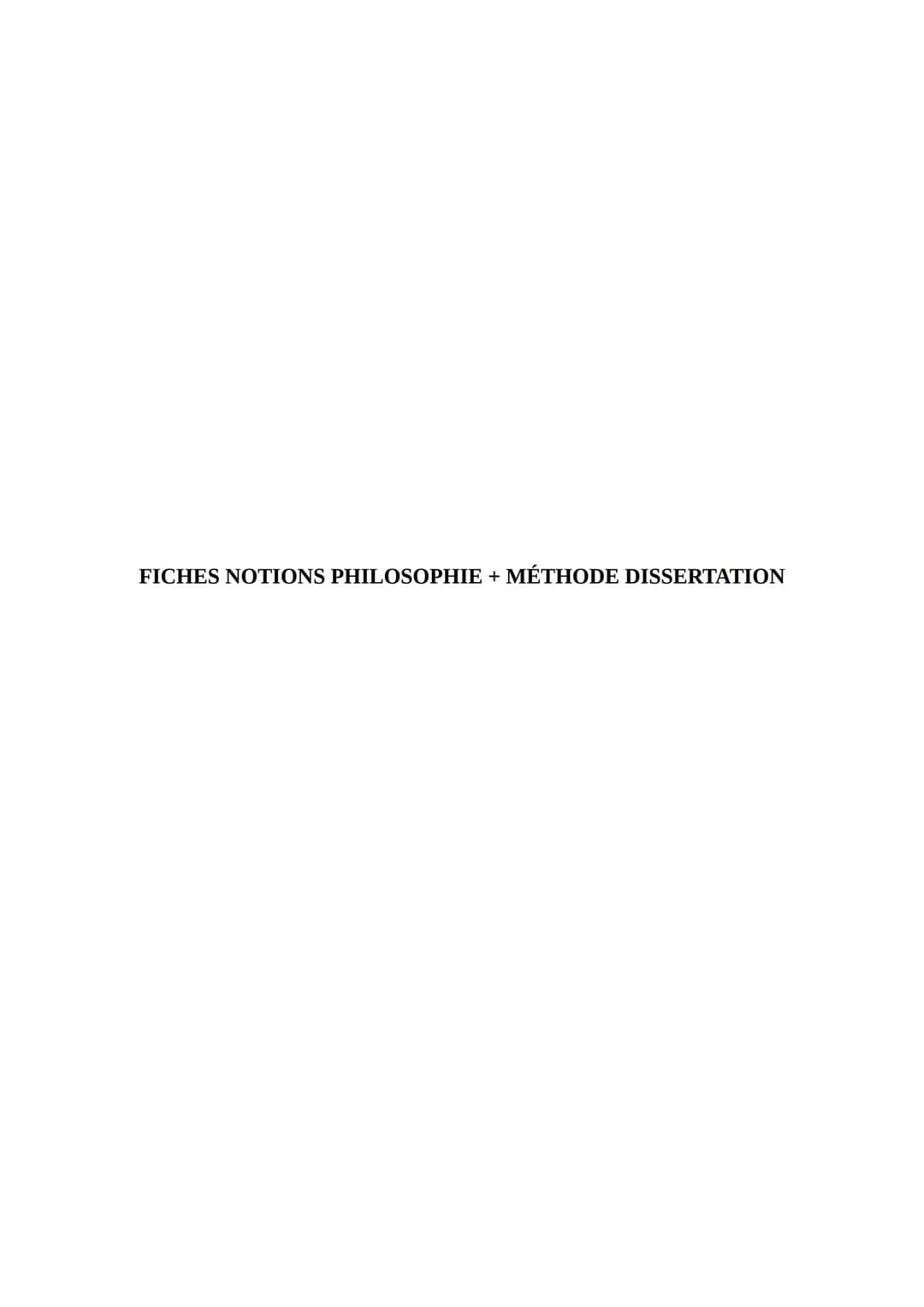 FICHES NOTIONS PHILOSOPHIE + MÉTHODE DISSERTATION # La vérite
Définition:
- Du latin << vertitas >>>
- la vérité: la correspondance entre n
