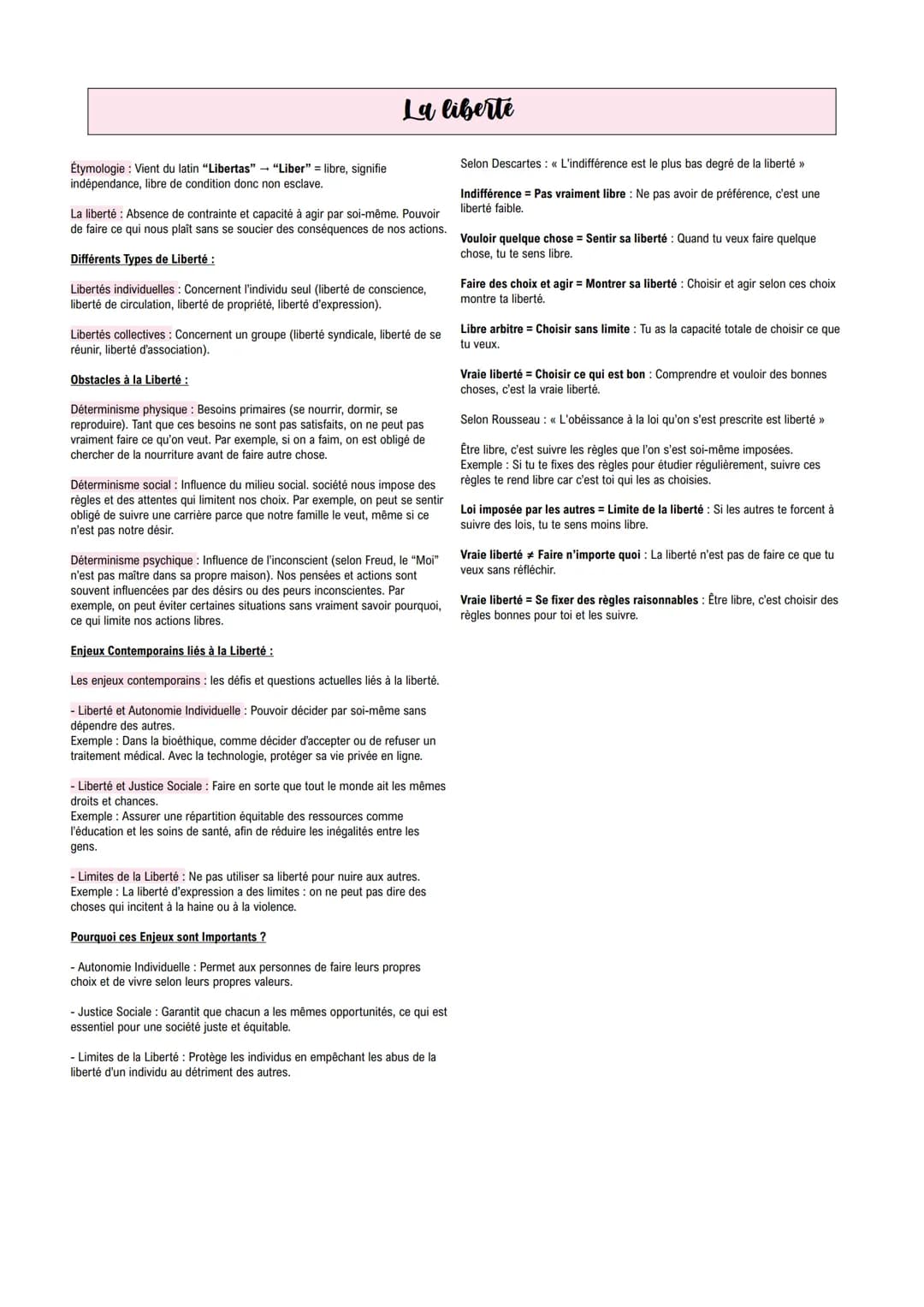 FICHES NOTIONS PHILOSOPHIE + MÉTHODE DISSERTATION # La vérite
Définition:
- Du latin << vertitas >>>
- la vérité: la correspondance entre n