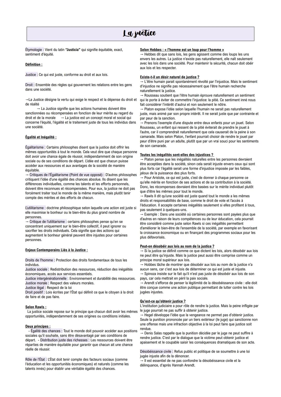 FICHES NOTIONS PHILOSOPHIE + MÉTHODE DISSERTATION # La vérite
Définition:
- Du latin << vertitas >>>
- la vérité: la correspondance entre n