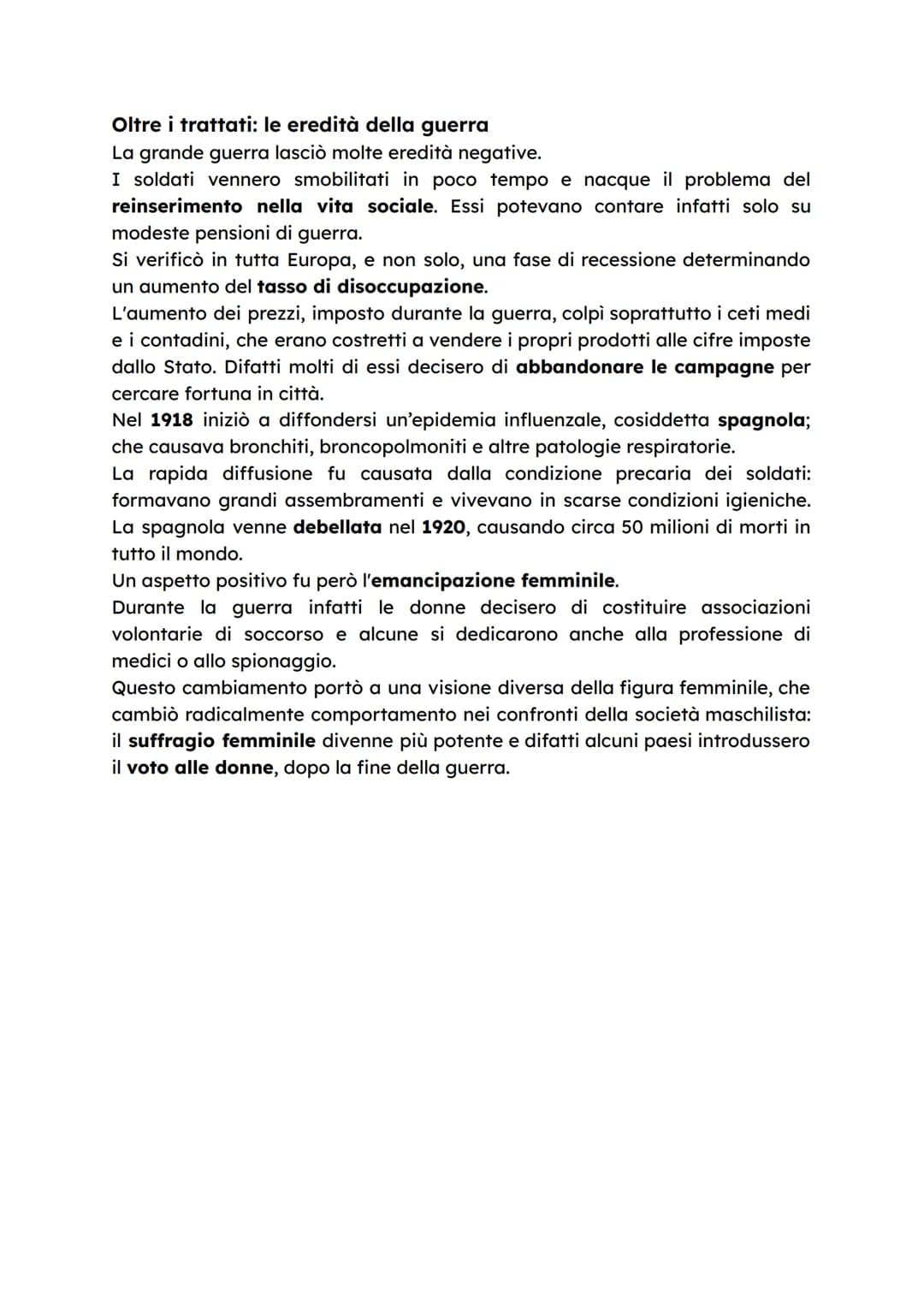 # La prima guerra mondiale
L'Europa alla vigilia della guerra
Lo scenario politico europeo all'inizio del 1900 era alquanto travagliato. T
