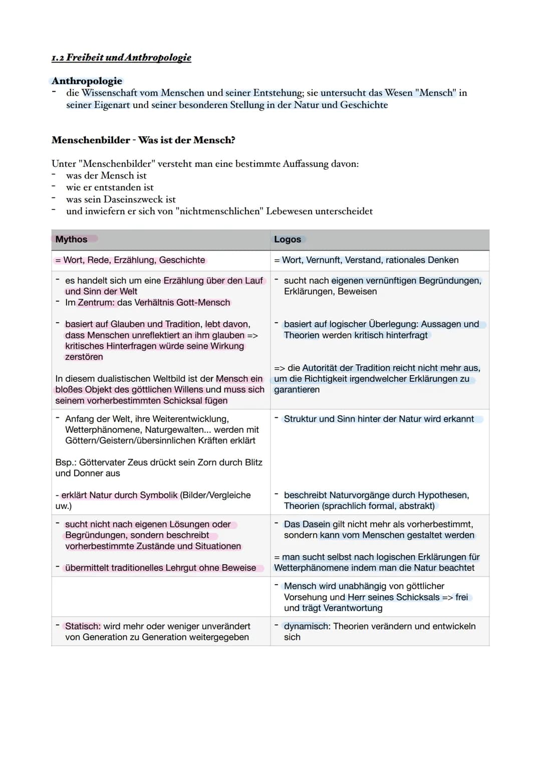 # Ethik Abitur Basisfach 2024
1. Freiheit und Selbstverständnis des Menschen
Freiheit bedeutet nicht nur "Fehlen von Fesseln", sondern Au
